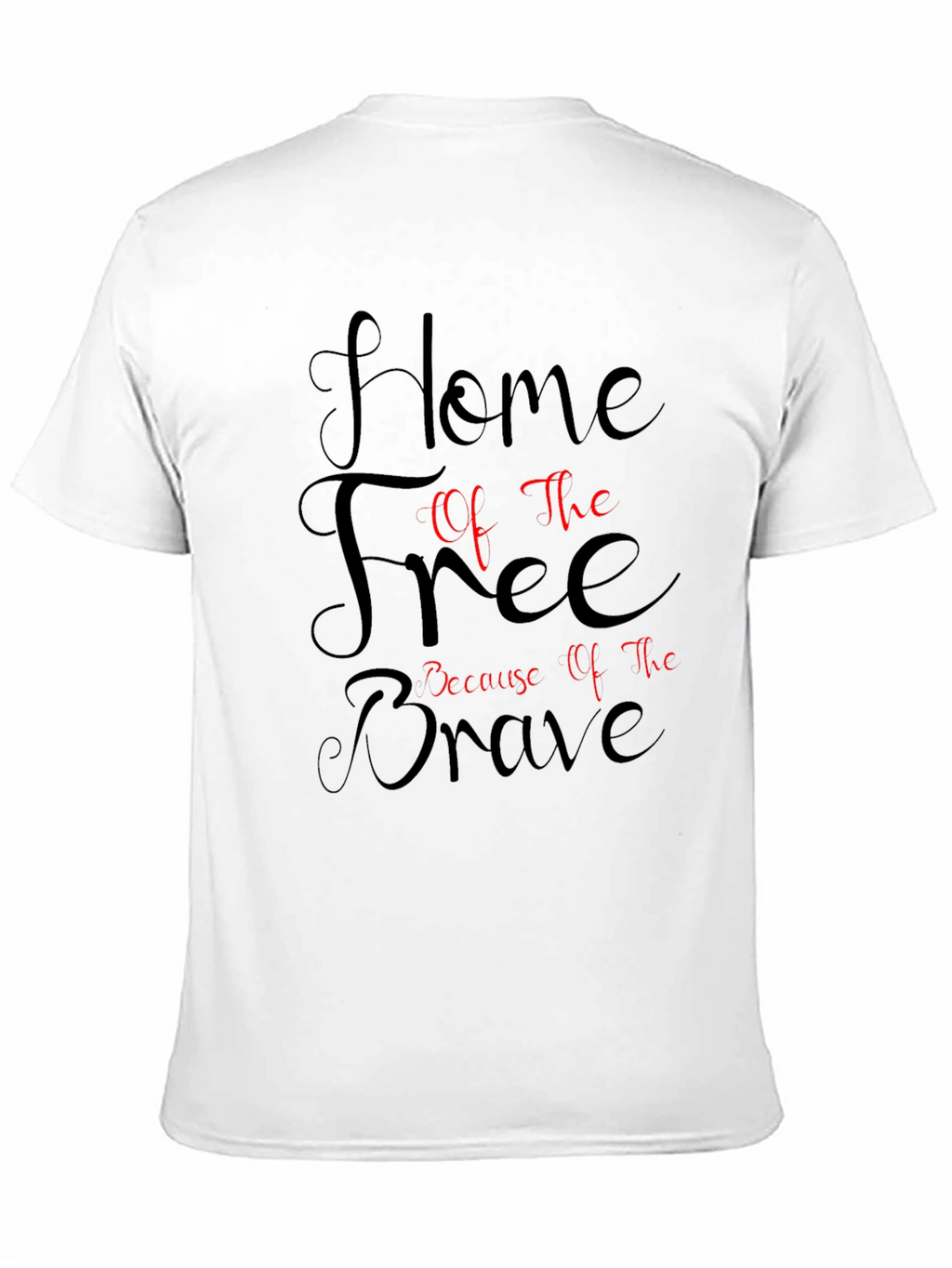 Home of the Free Patriotic Graphic Tee