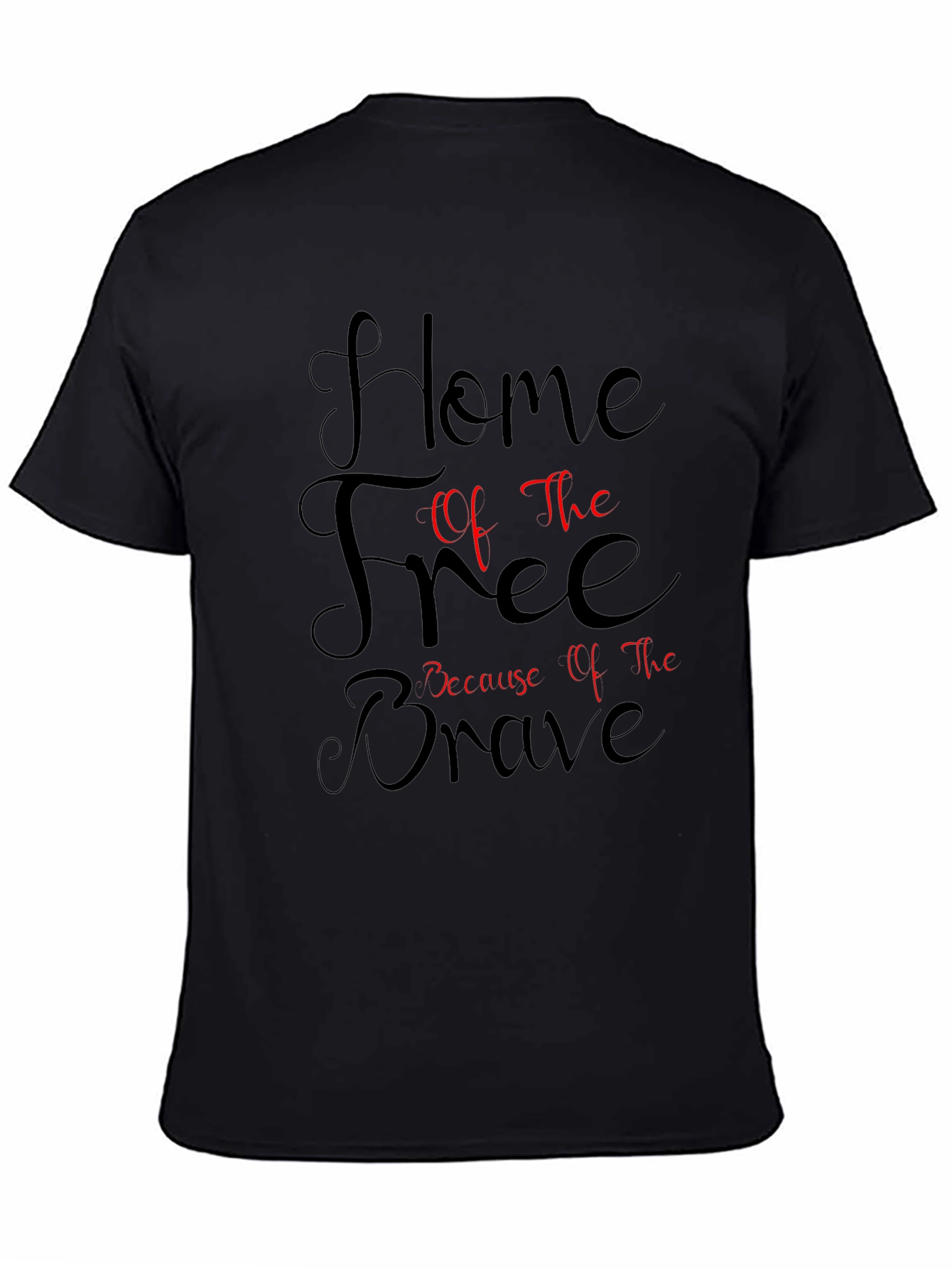 Home of the Free Patriotic Graphic Tee
