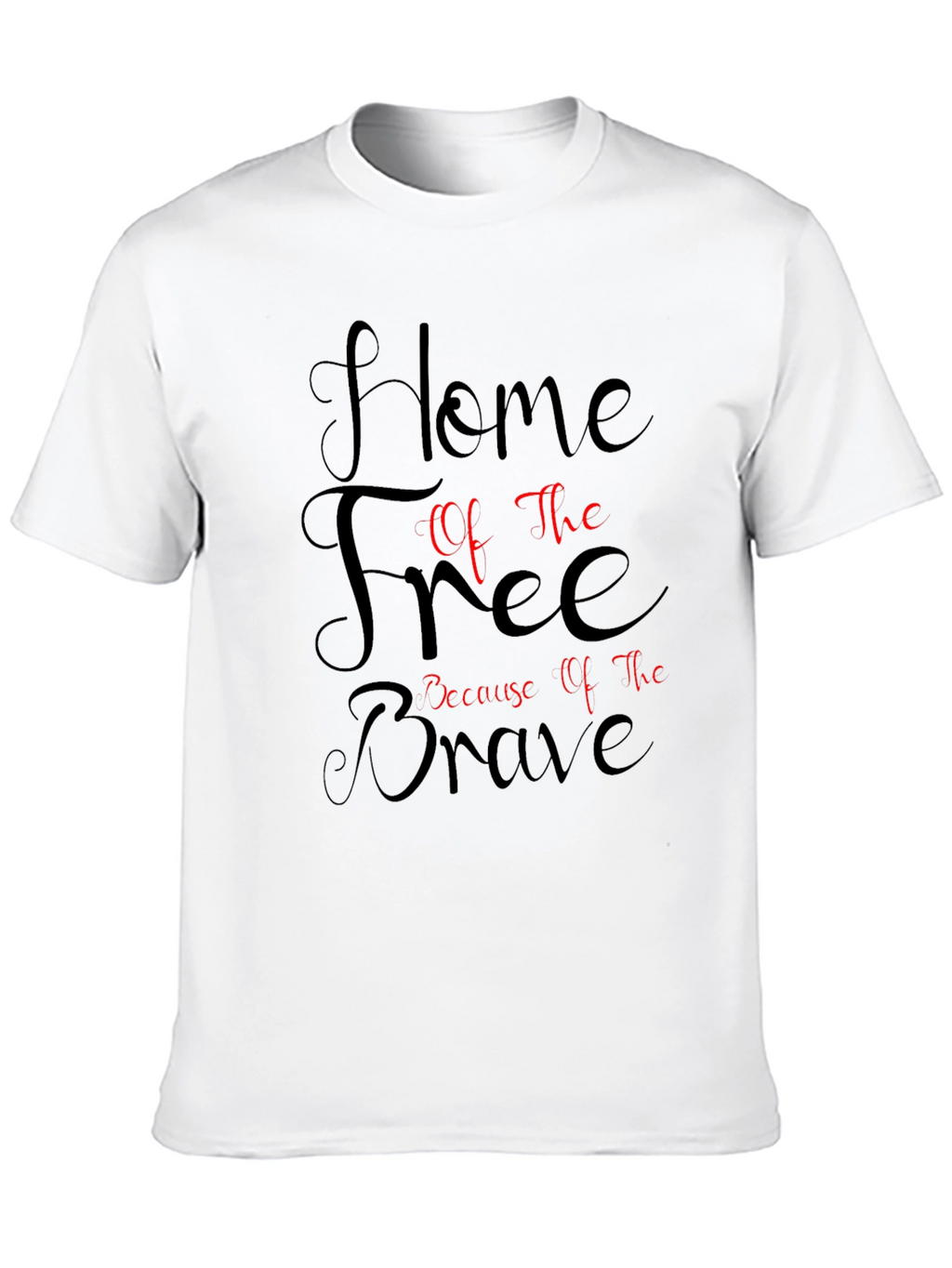 Home of the Free Patriotic Graphic Tee