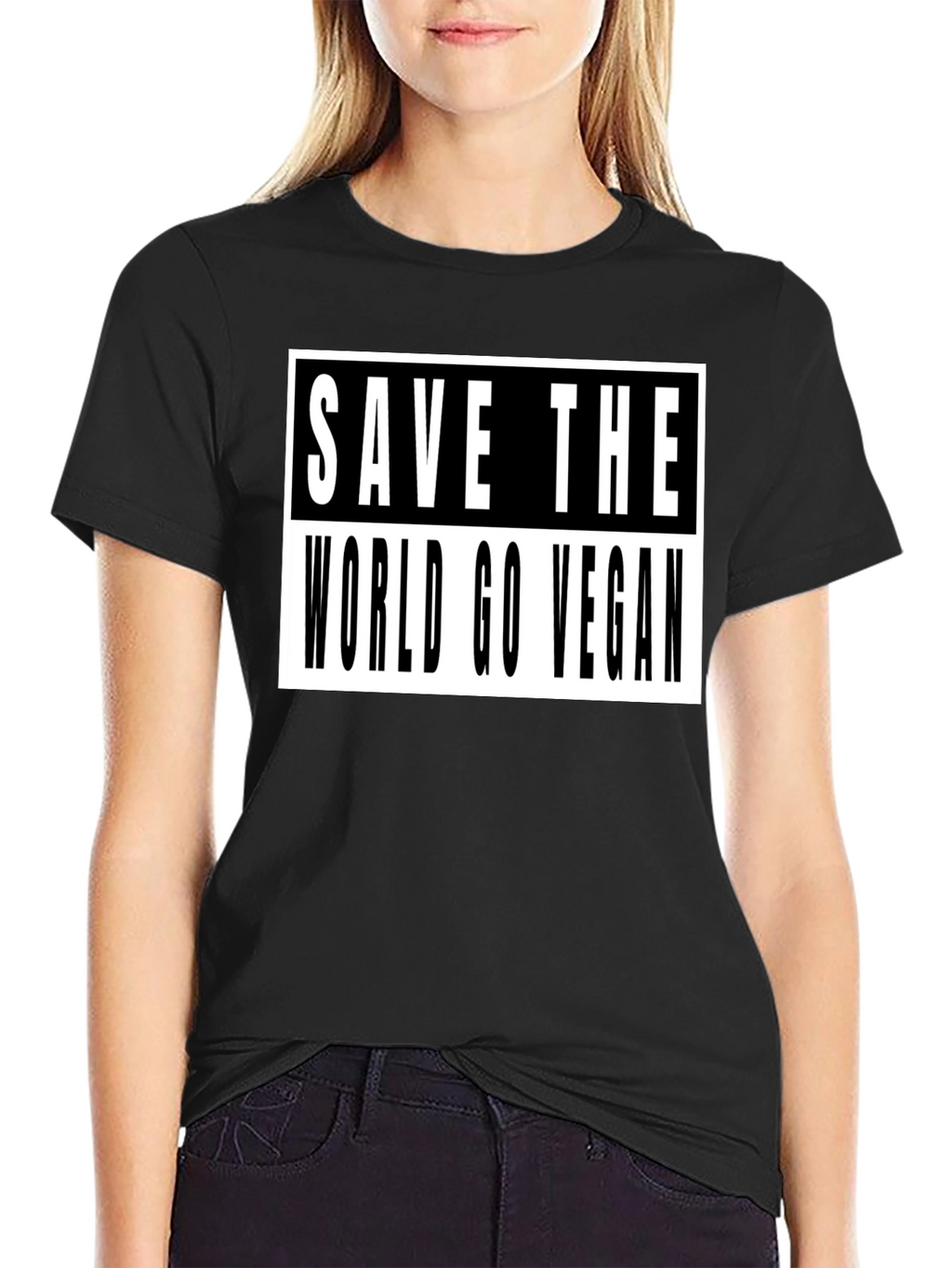 Save The World Go Vegan T-Shirt