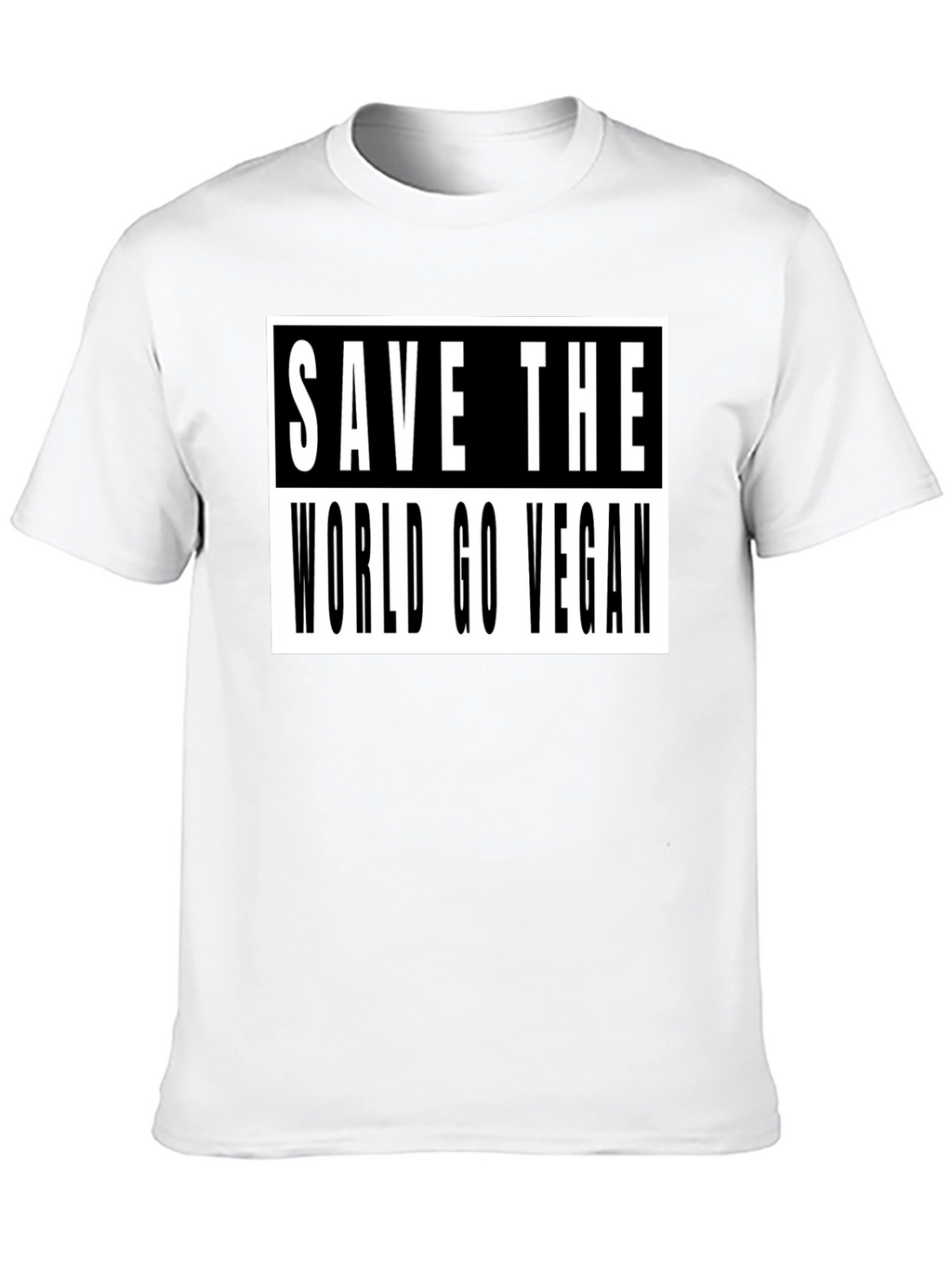 Save The World Go Vegan T-Shirt