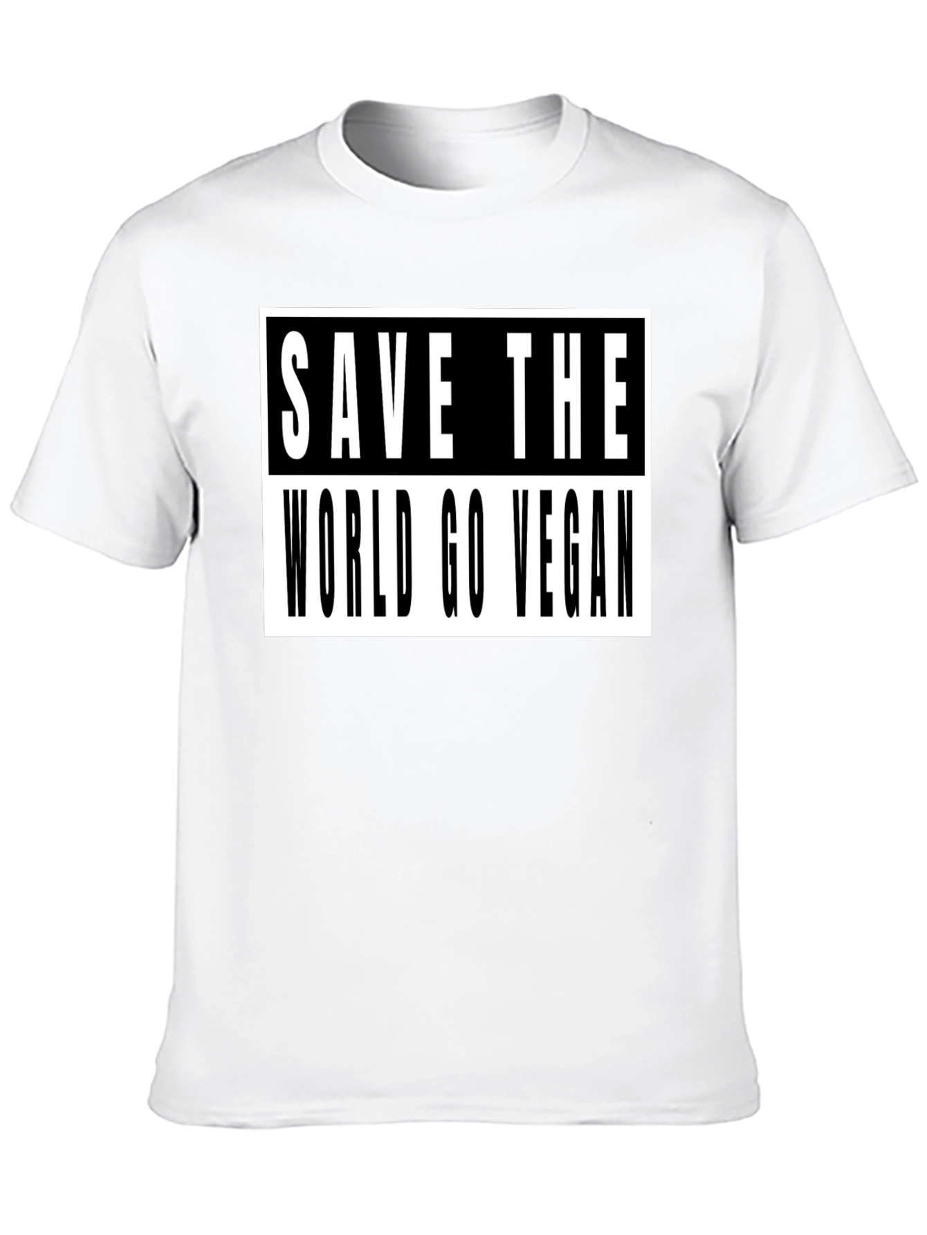 Save The World Go Vegan T-Shirt