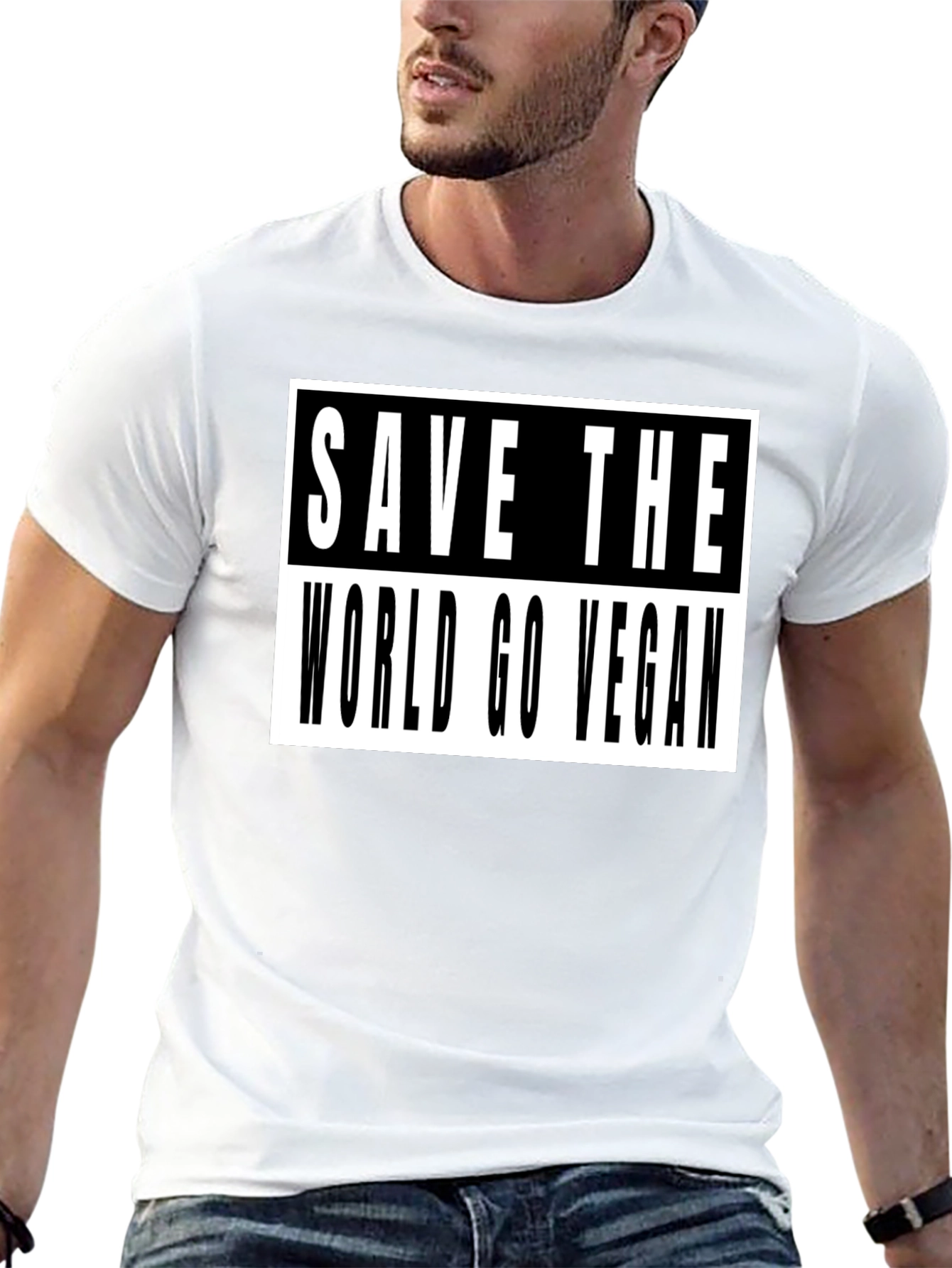 Save The World Go Vegan T-Shirt