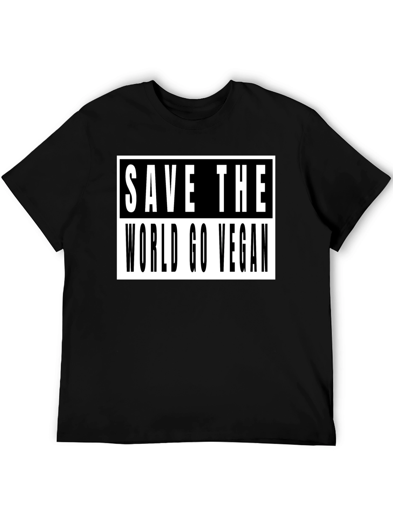 Save The World Go Vegan T-Shirt