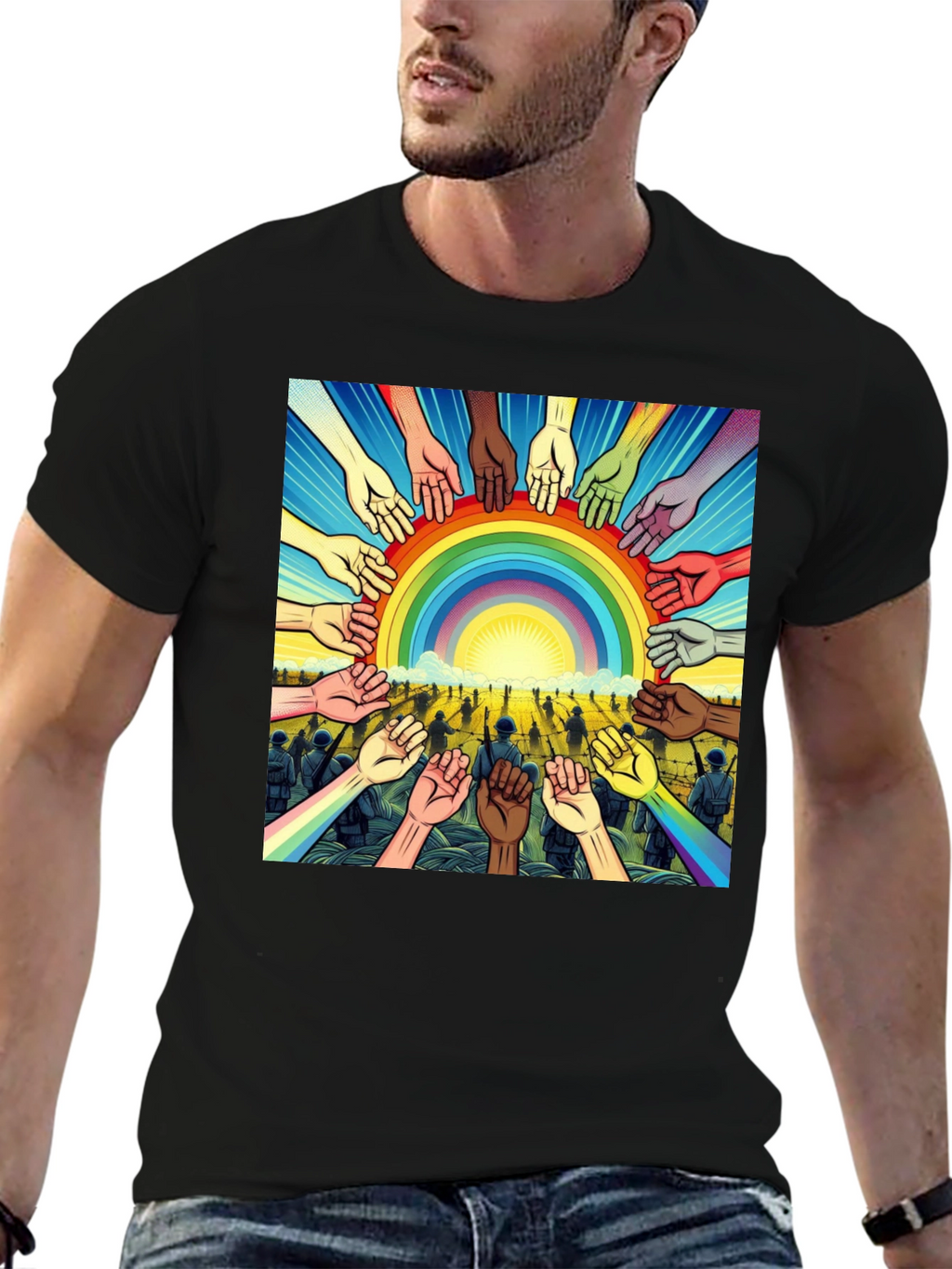 Unity Rainbow Graphic Tee