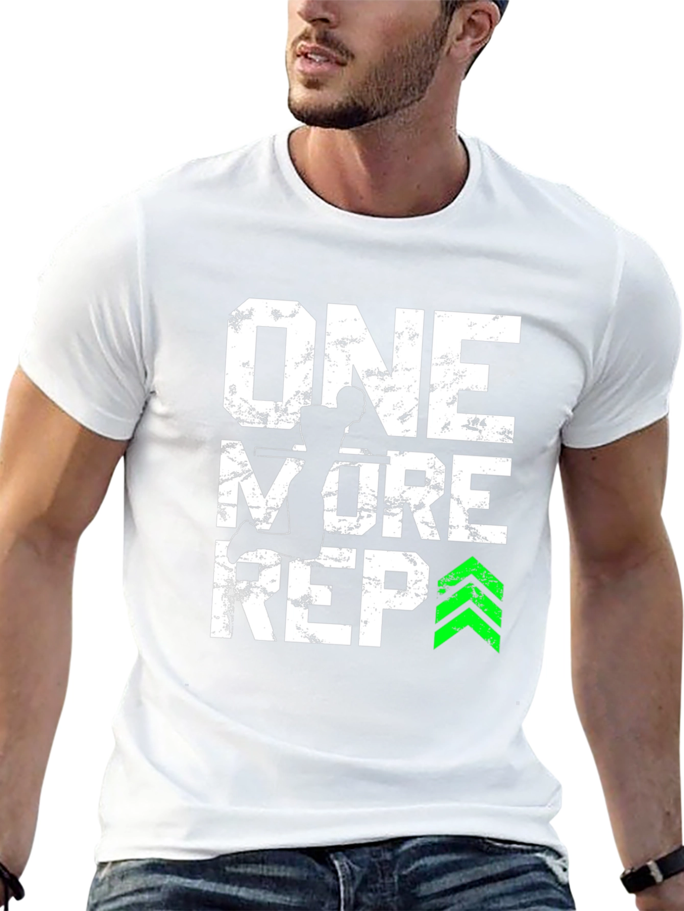 One More Rep Gym T-Shirt Fitness Motivation Tee
