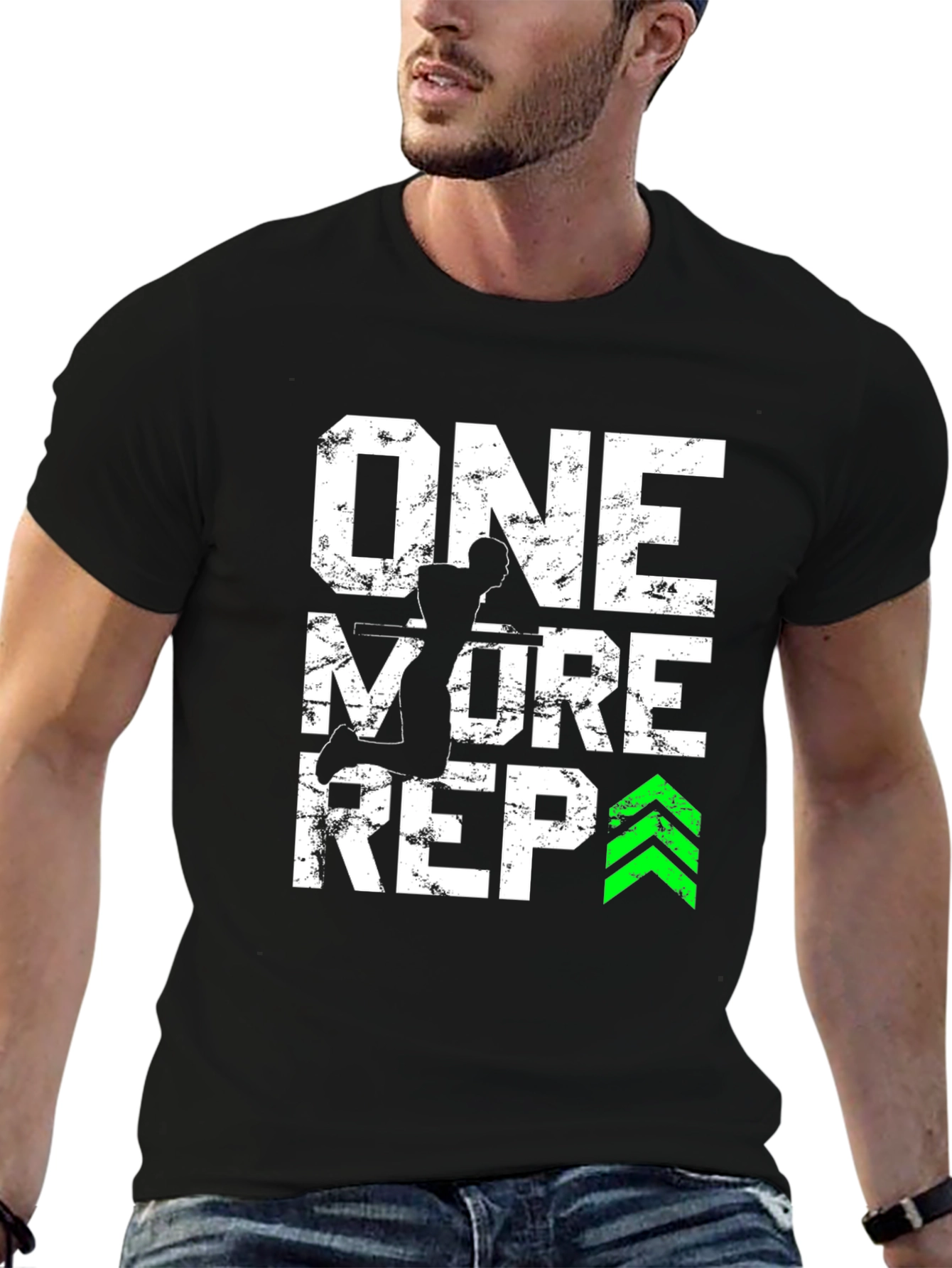 One More Rep Gym T-Shirt Fitness Motivation Tee