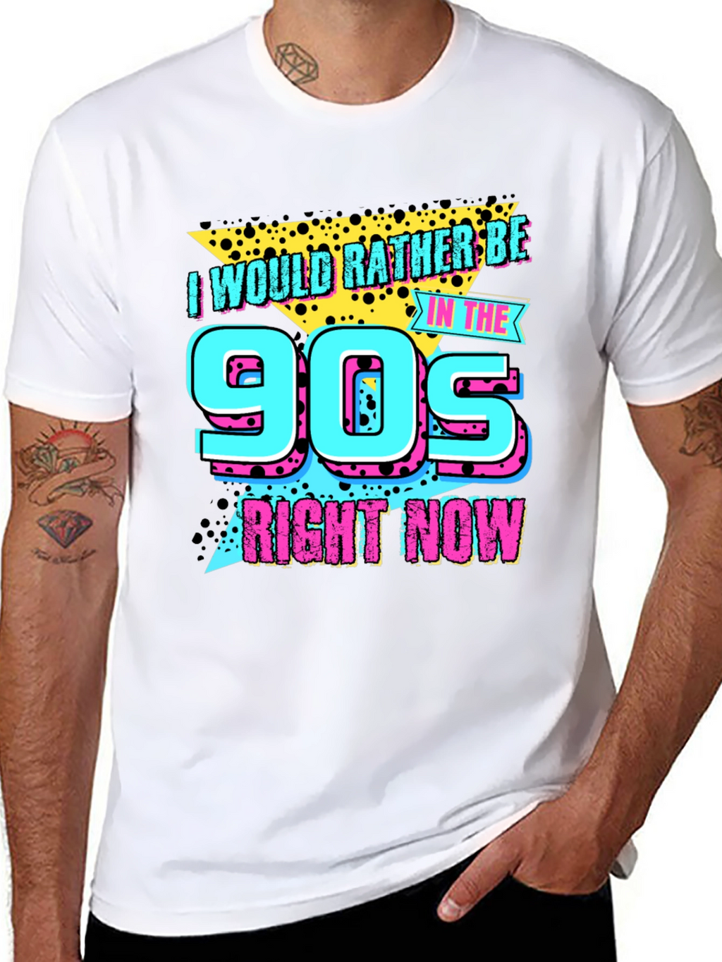 90s Throwback Graphic Tee - Retro Style
