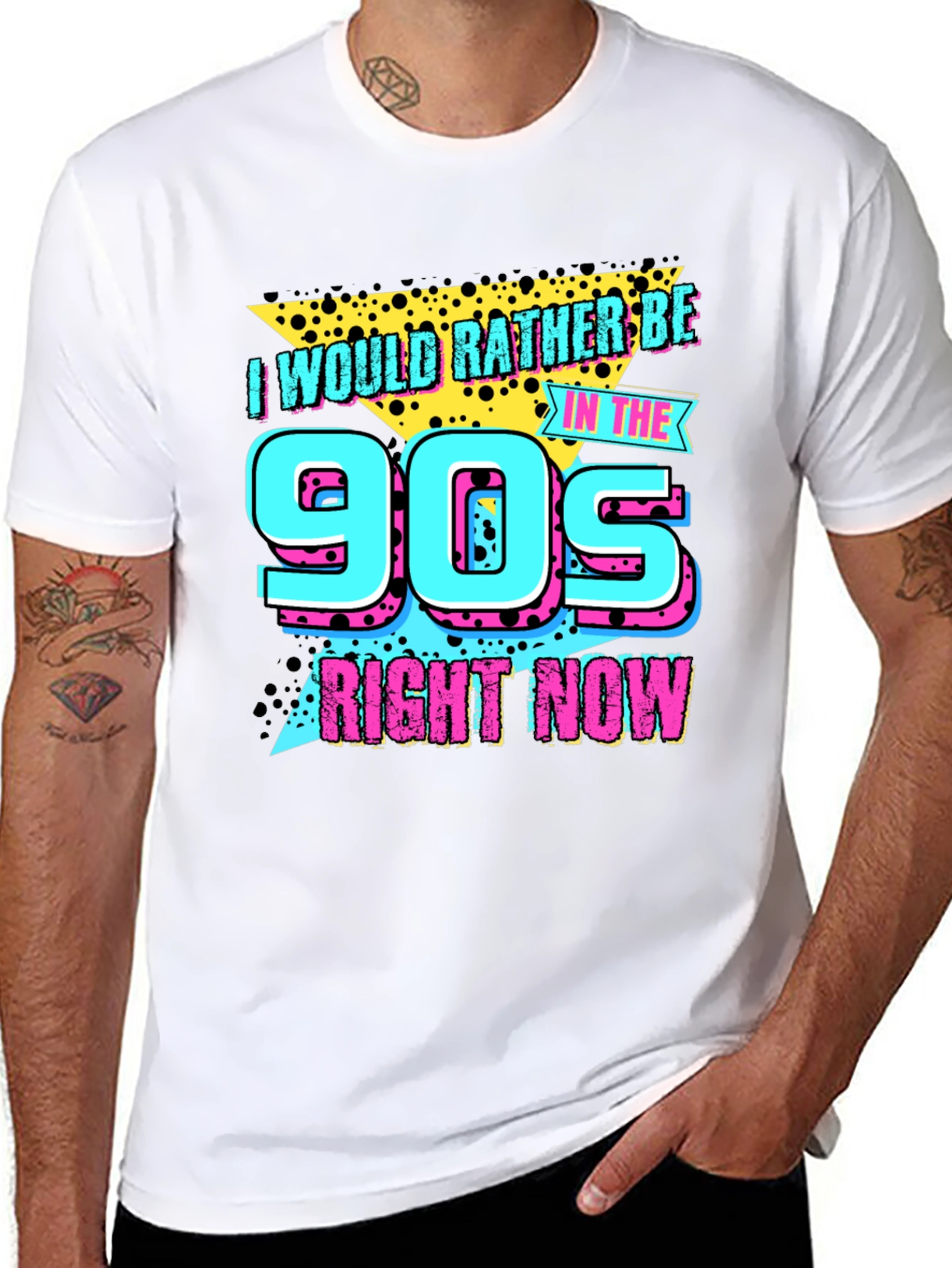 90s Throwback Graphic Tee - Retro Style