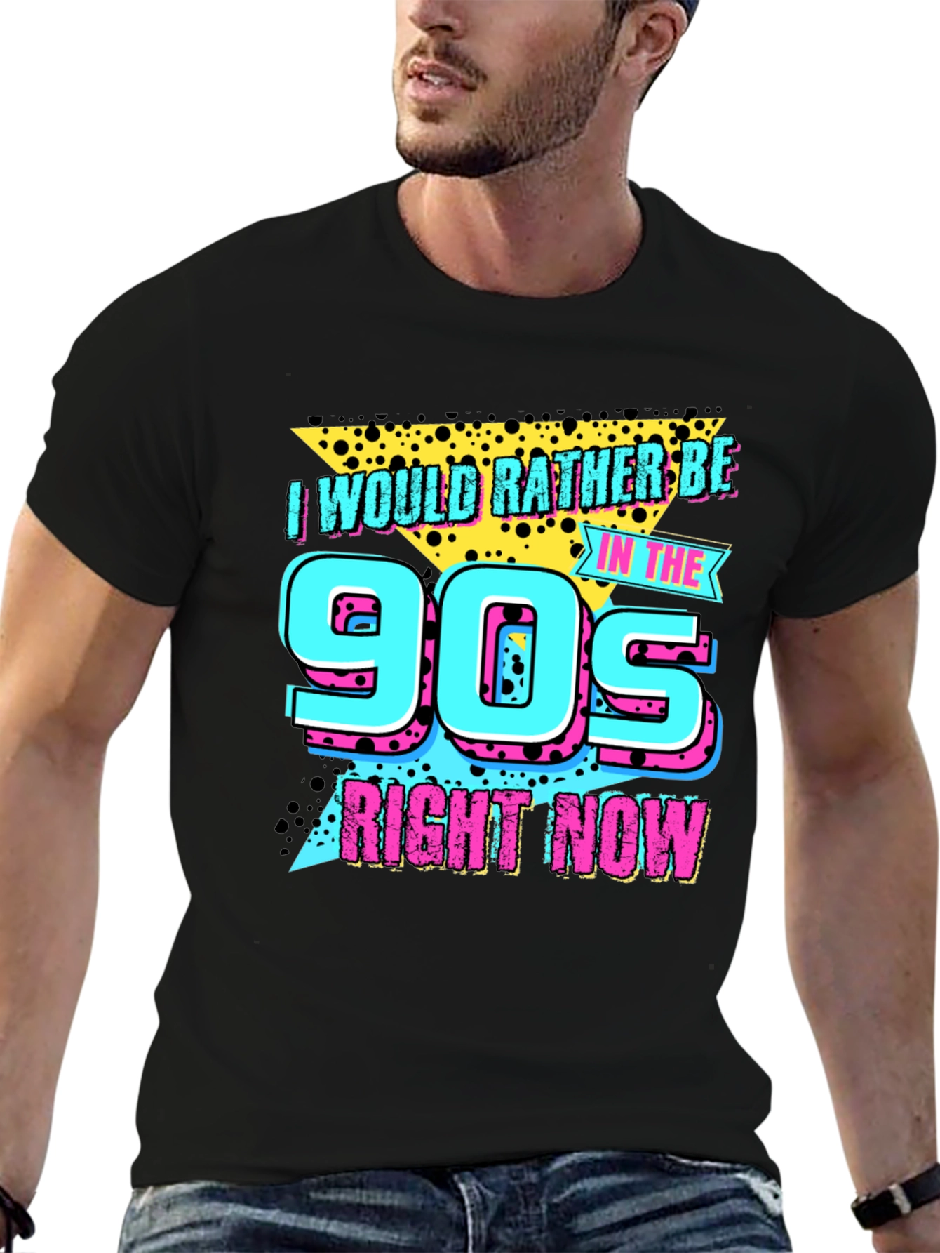 90s Throwback Graphic Tee - Retro Style