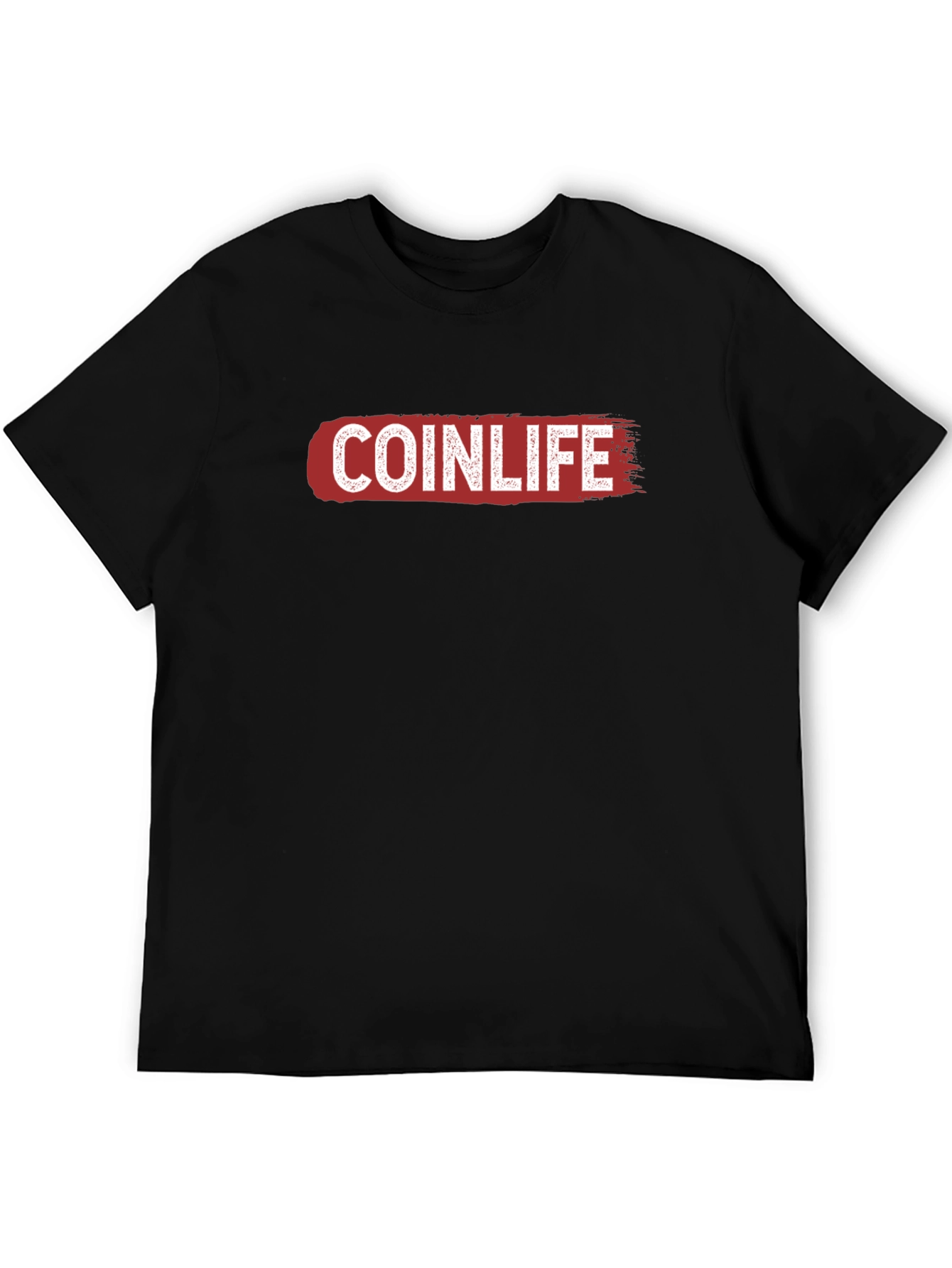Coinlife Graphic T-Shirt - Black Crew Neck