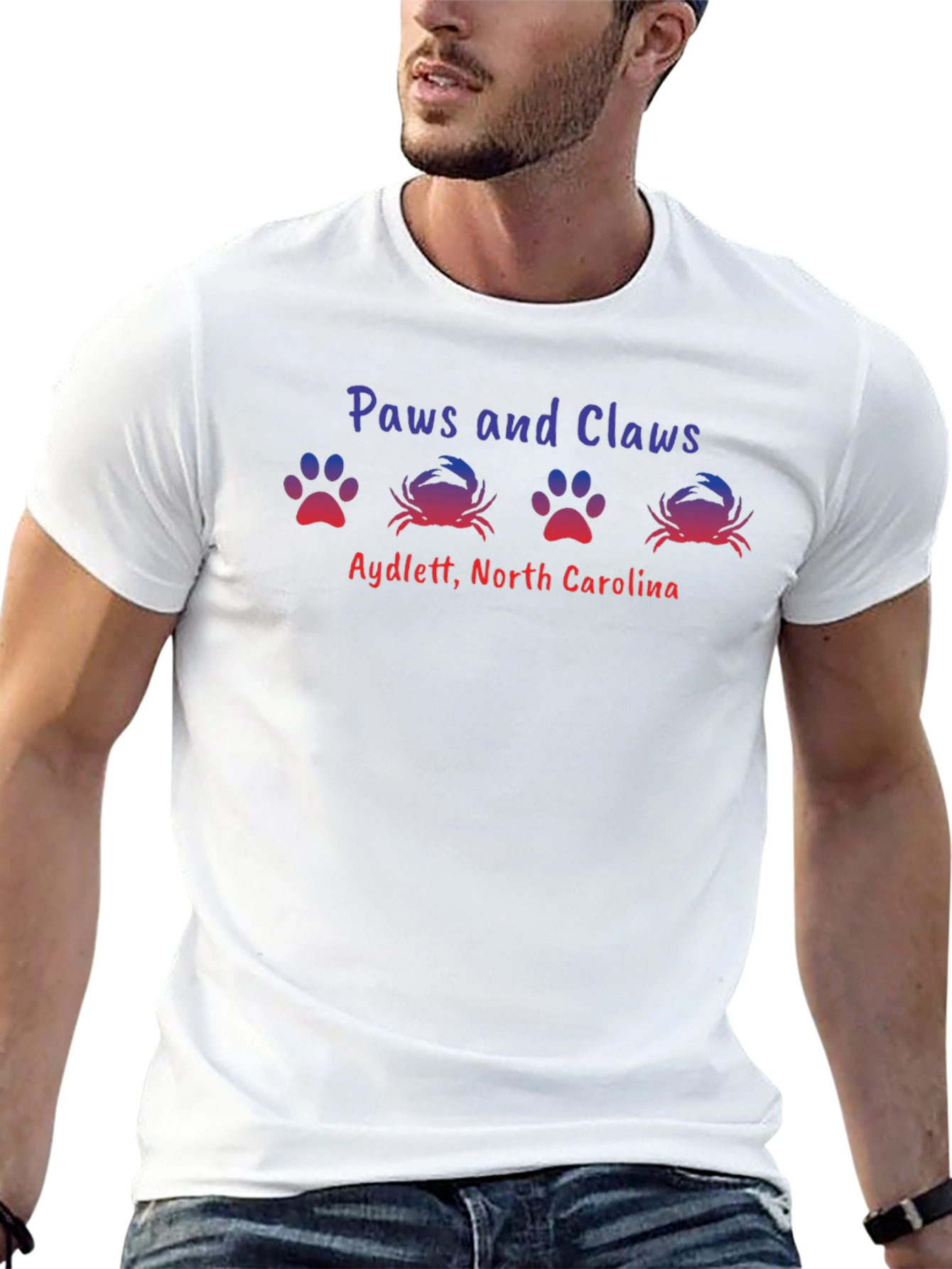 Paws and Claws T-Shirt - Aydlett North Carolina