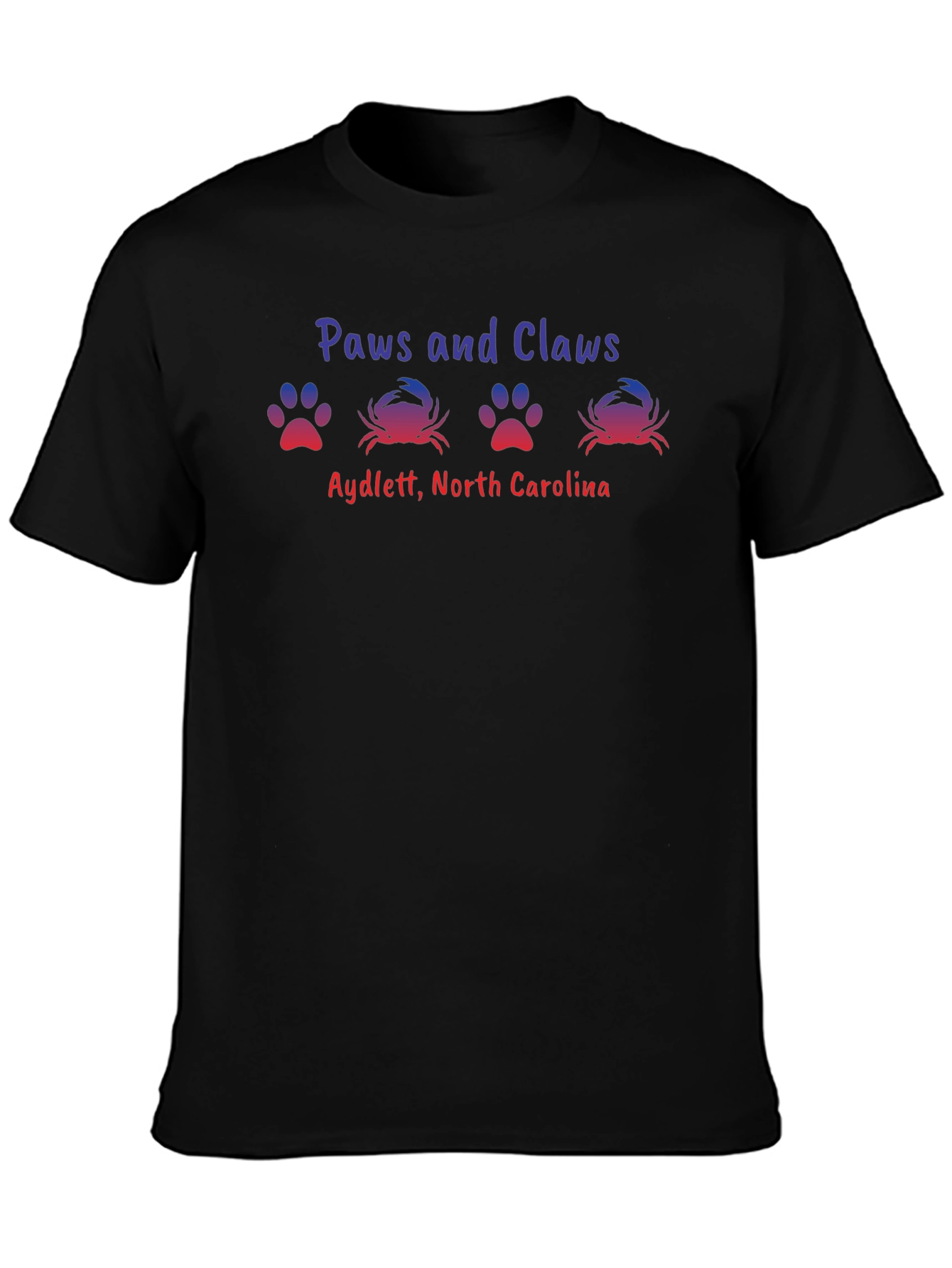 Paws and Claws T-Shirt - Aydlett North Carolina