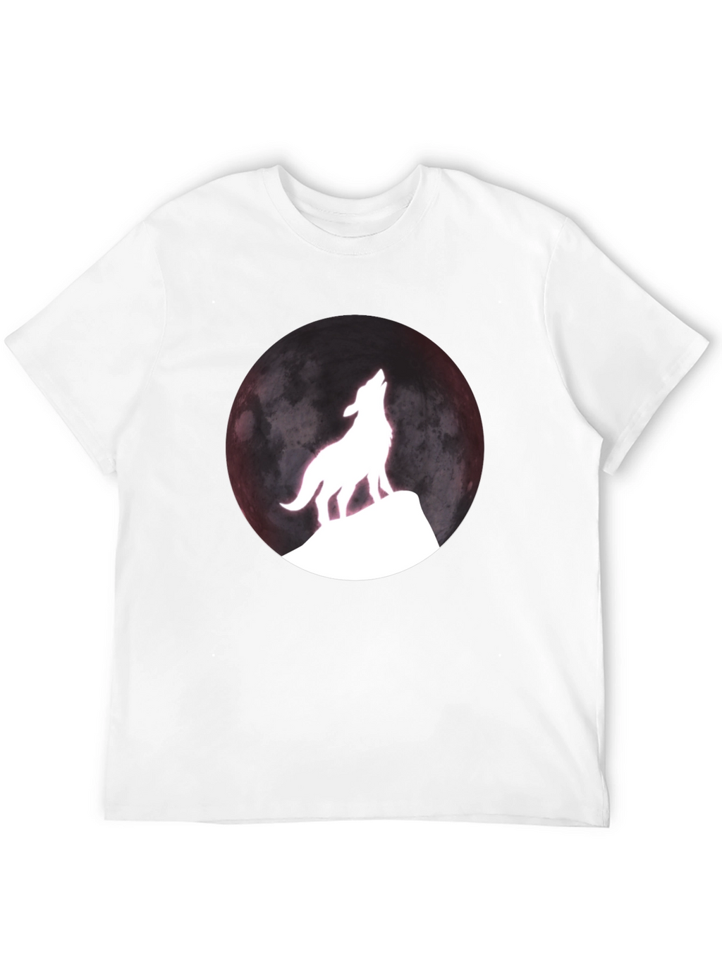 Wolf Moon Graphic T-Shirt - Black