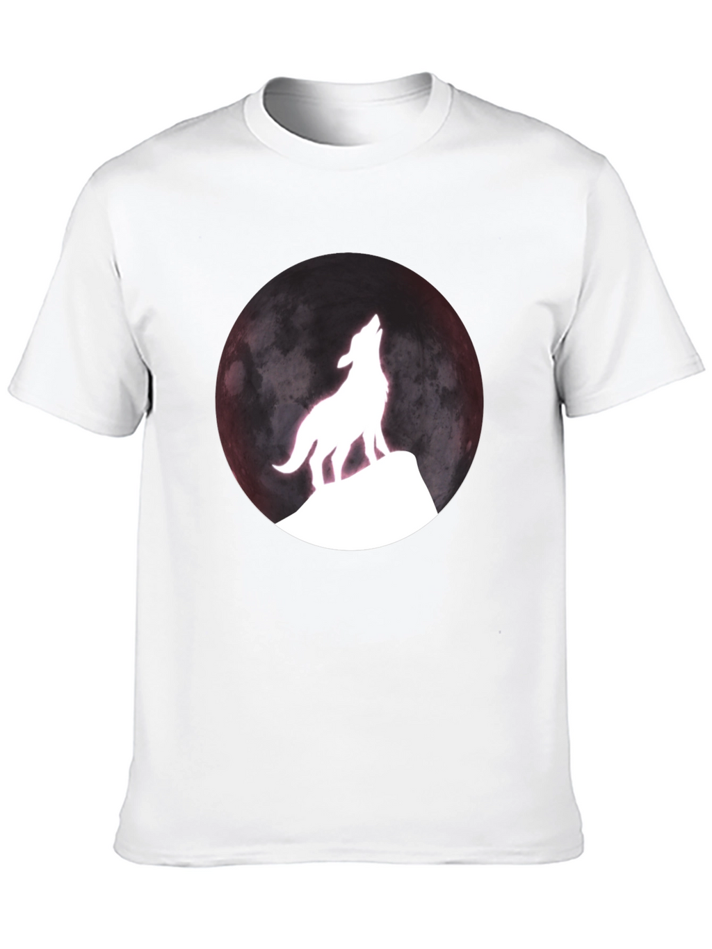 Wolf Moon Graphic T-Shirt - Black