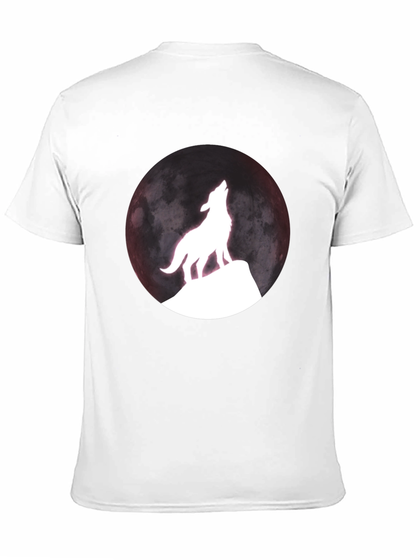Wolf Moon Graphic T-Shirt - Black