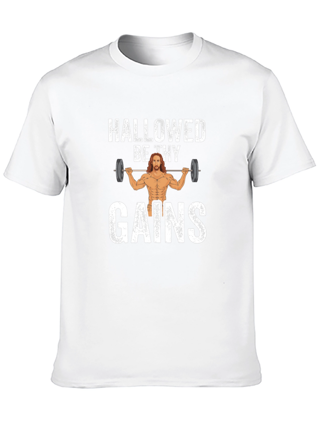 Hallowed Be Thy Gains Graphic T-Shirt - Black