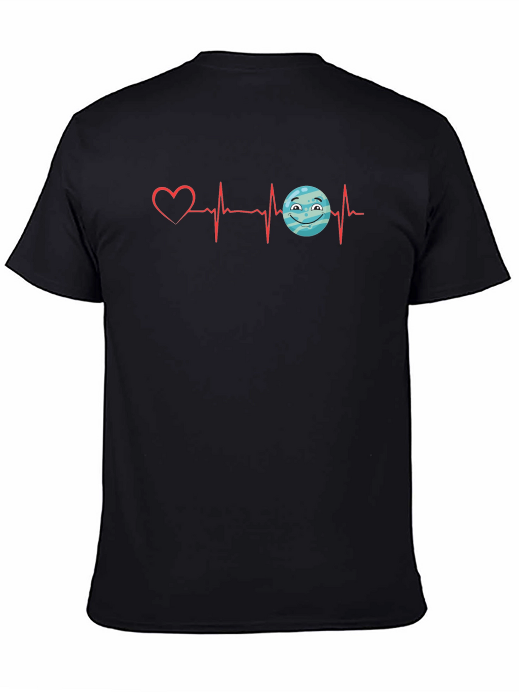 Heartbeat Love Planet Graphic T-Shirt