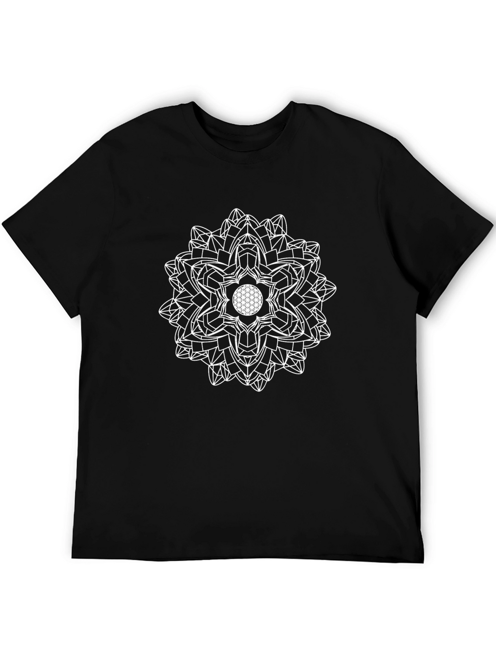 Geometric Mandala T-Shirt - Stylish Graphic Tee
