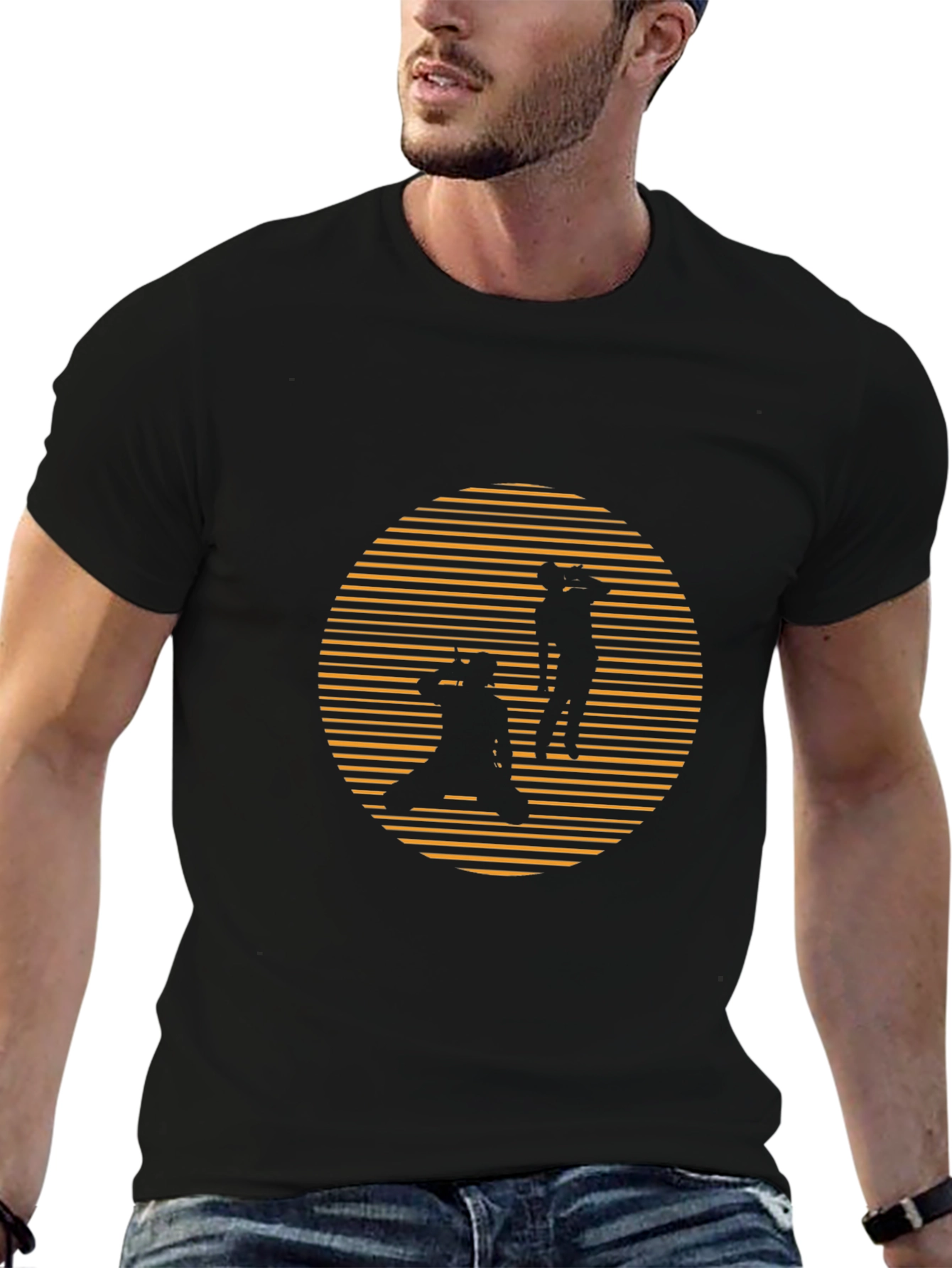 Retro Silhouette Graphic T-Shirt
