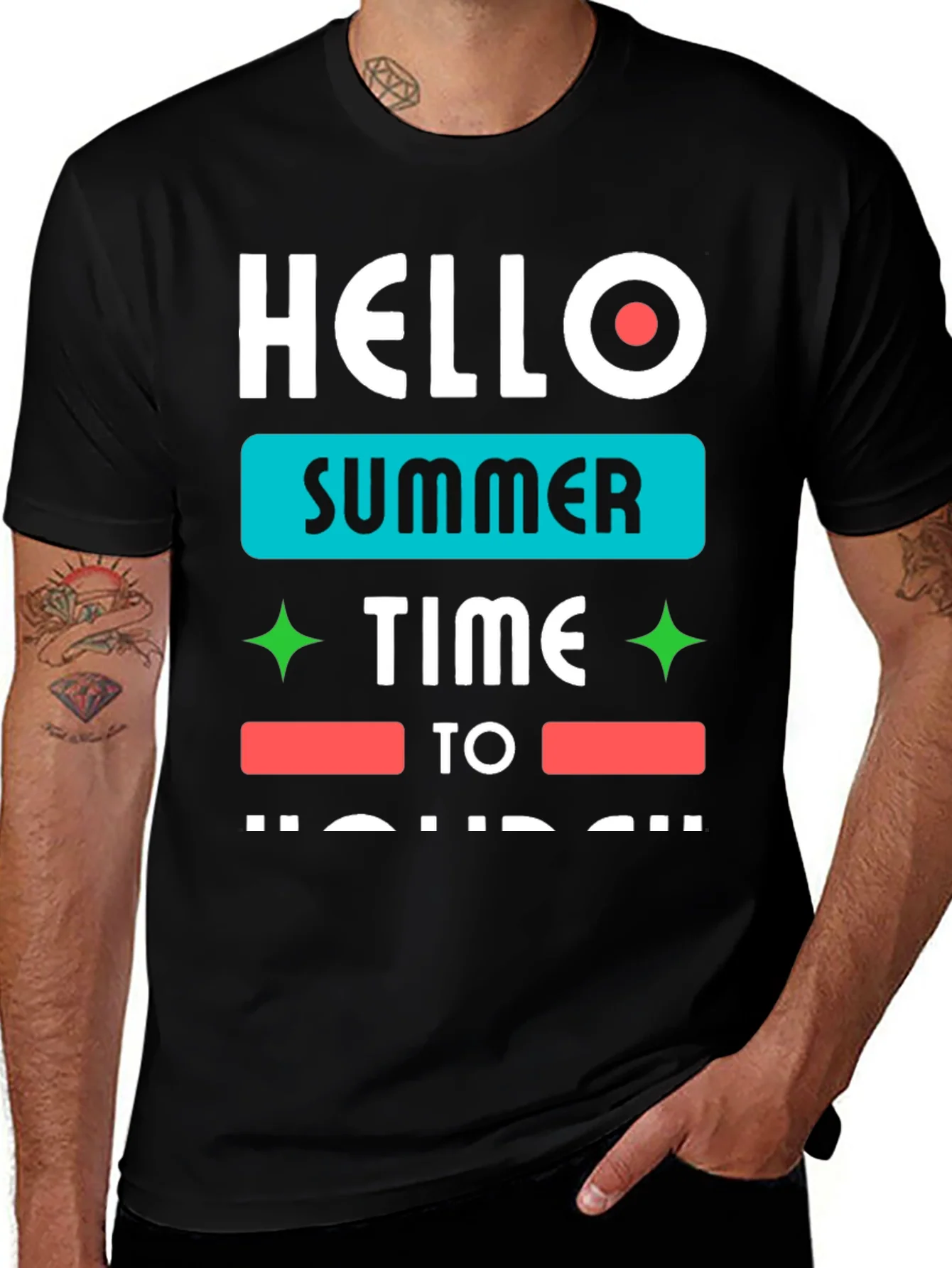 Hello Summer Time To Holiday T-Shirt