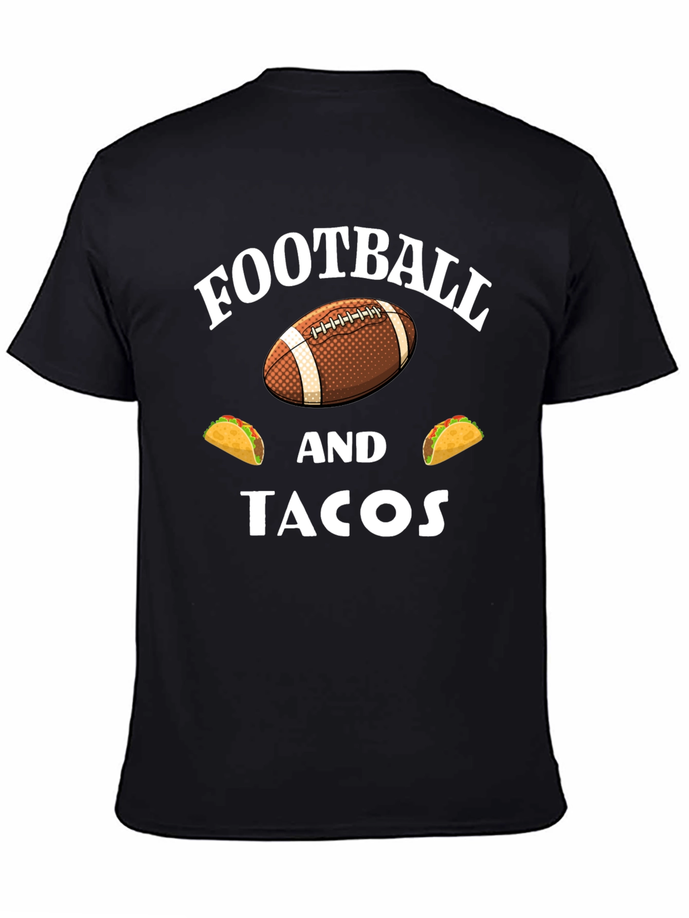 Football and Tacos Graphic T-Shirt