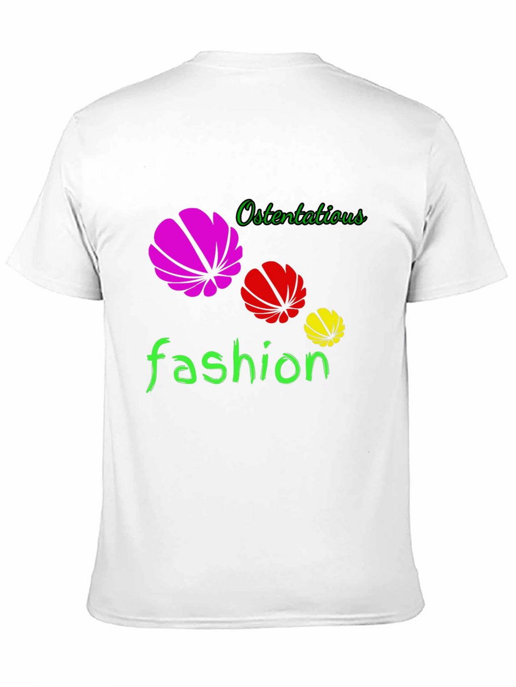Ostentatious Fashion Black T-Shirt