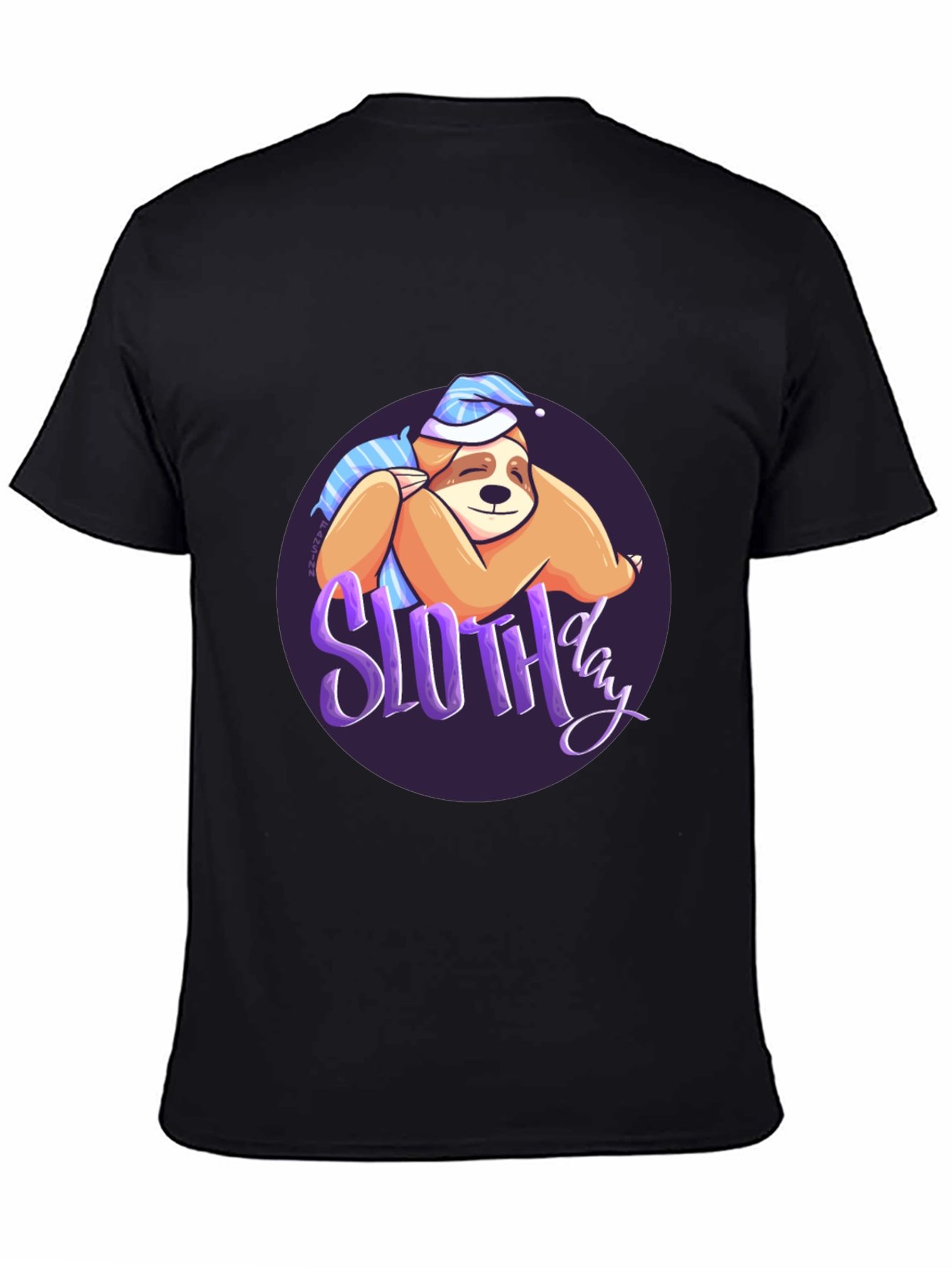 Sloth Day T-Shirt - Sleepy & Cute Design