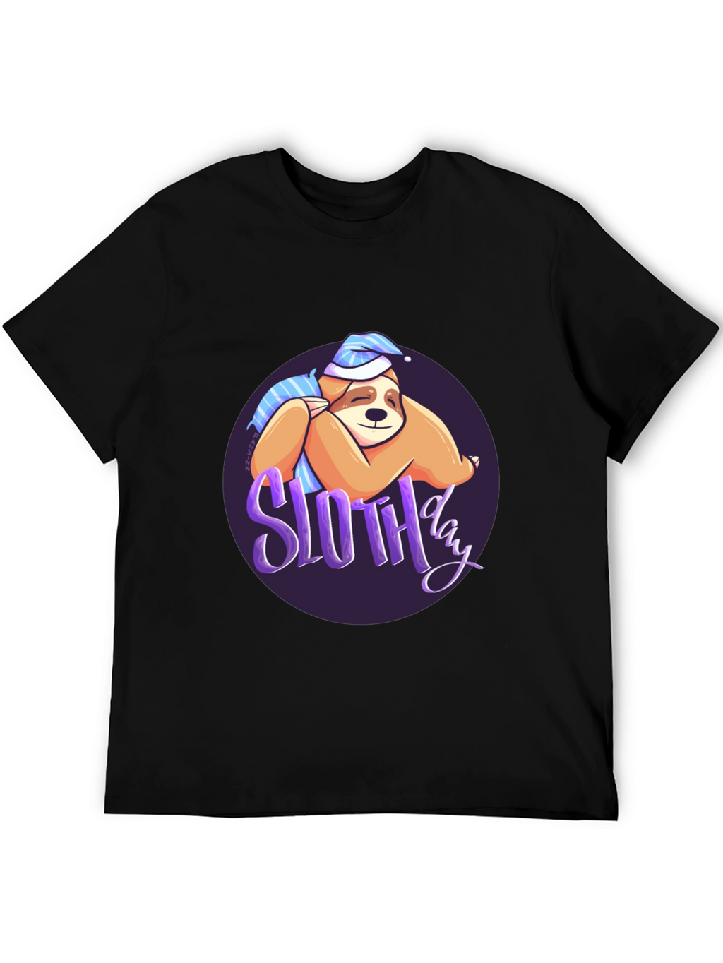Sloth Day T-Shirt - Sleepy & Cute Design