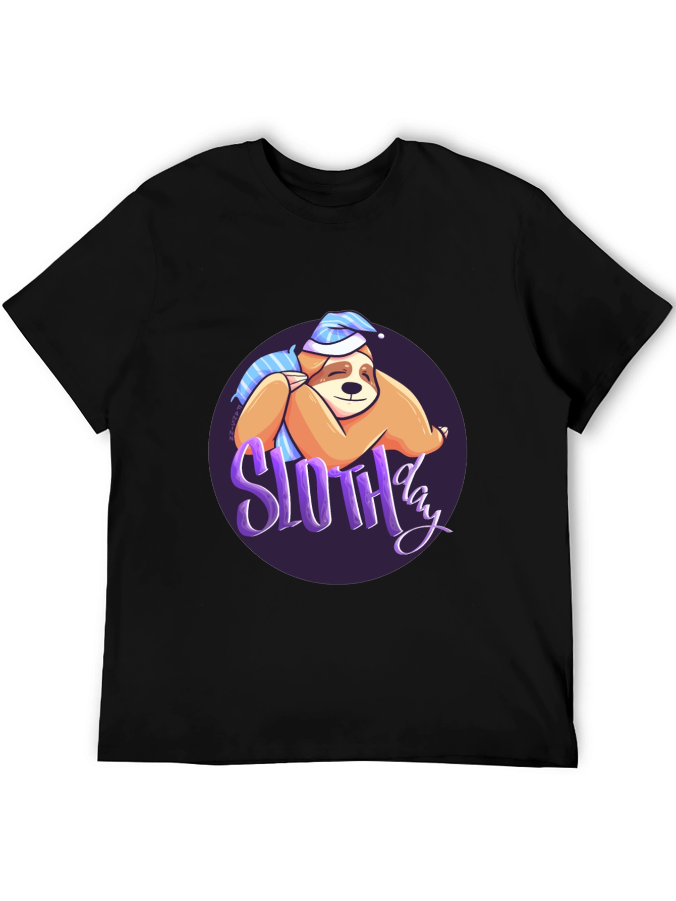 Sloth Day T-Shirt - Sleepy & Cute Design