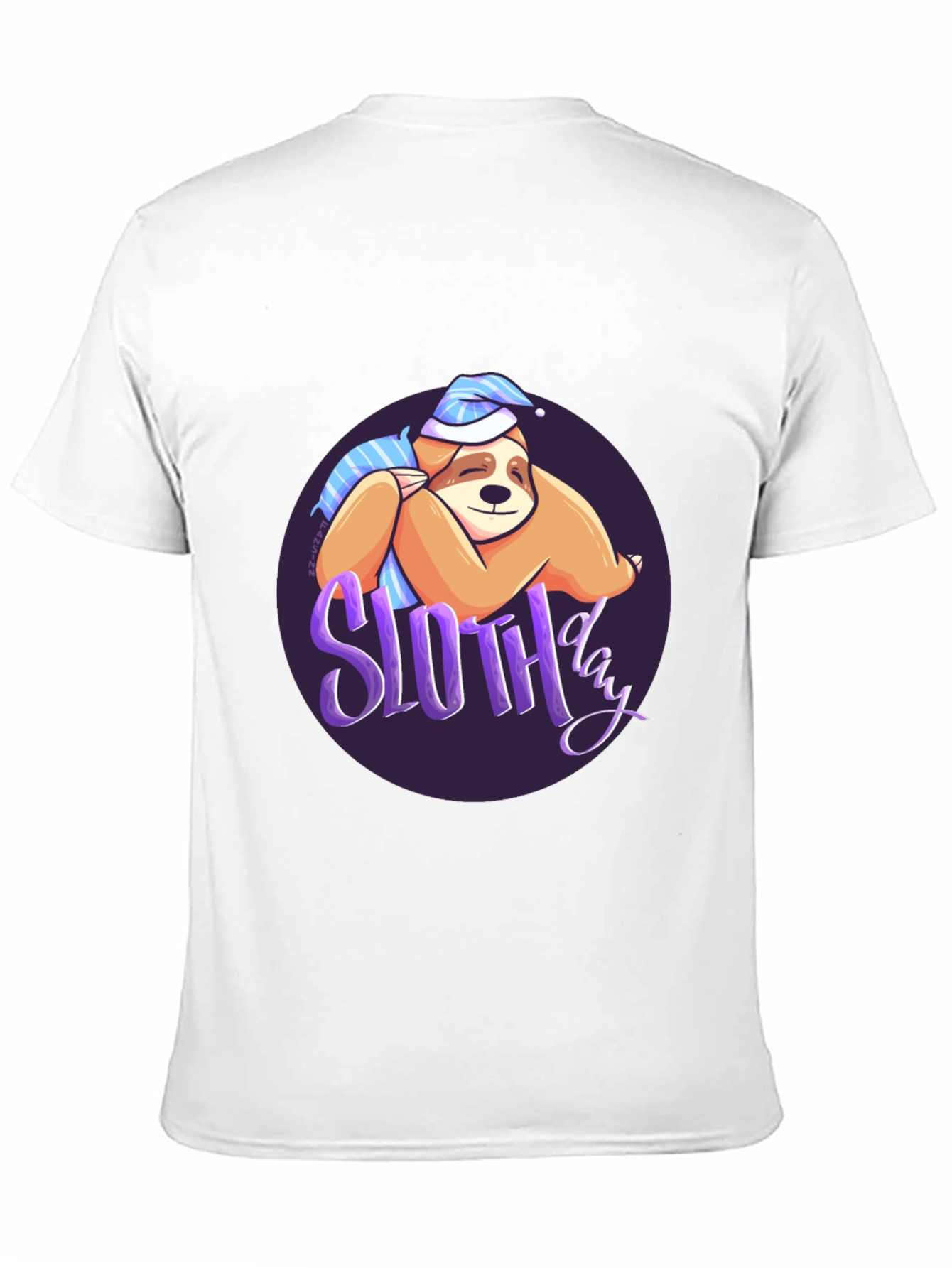 Sloth Day T-Shirt - Sleepy & Cute Design