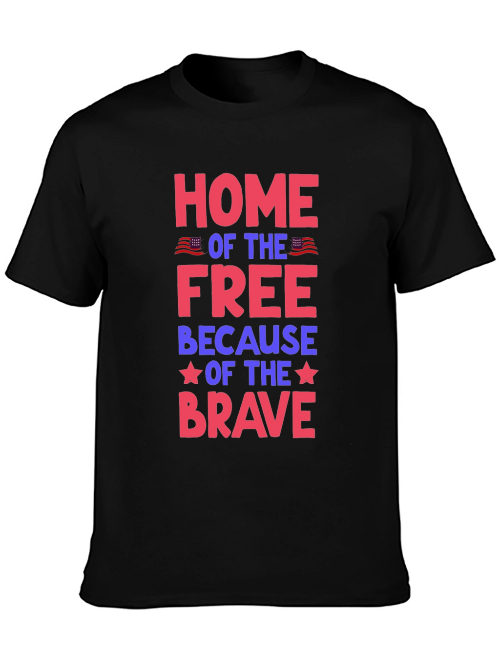 Patriotic Home of the Free Graphic Tee