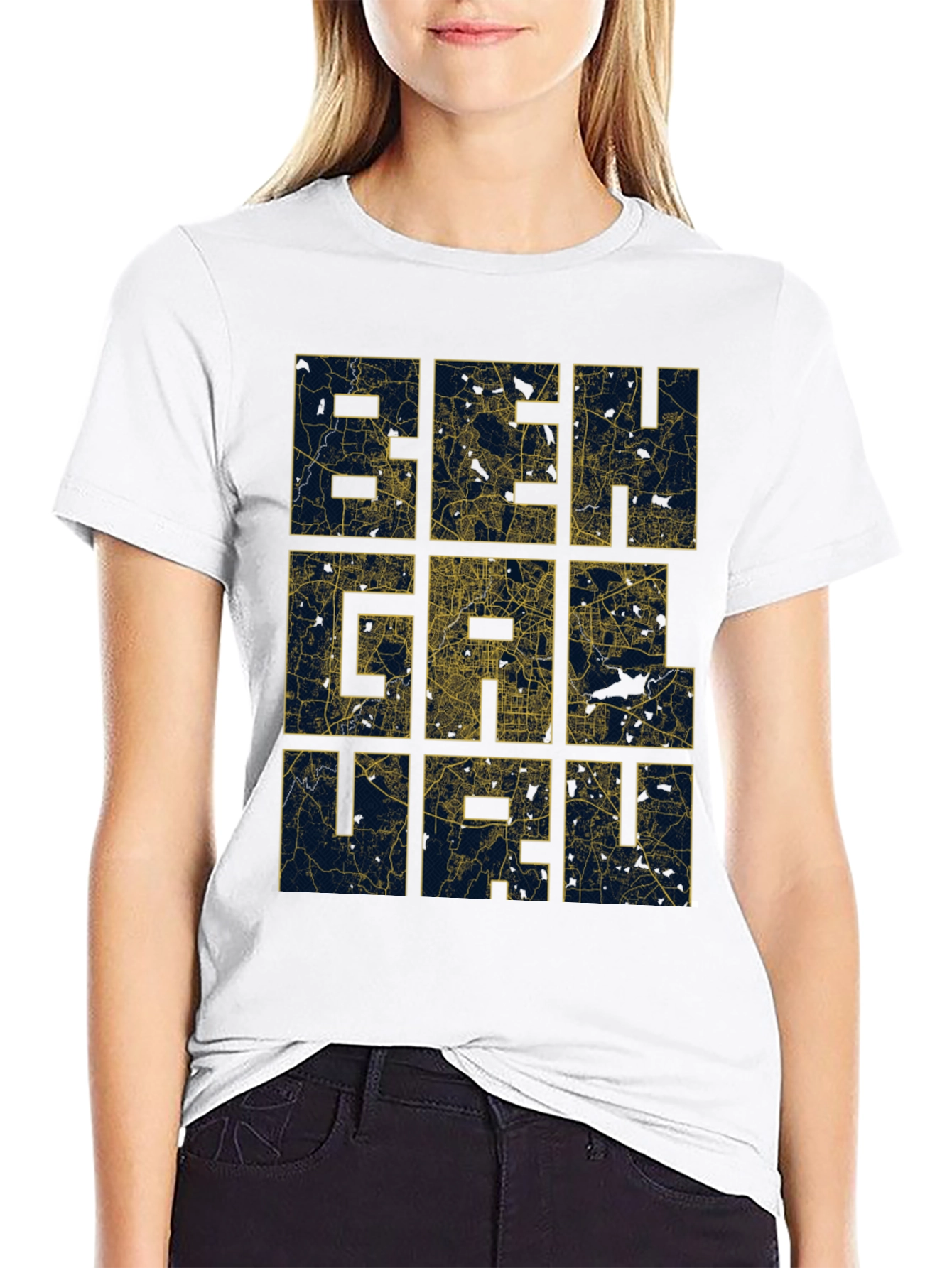Beirut Map T-Shirt - Cityscape Design