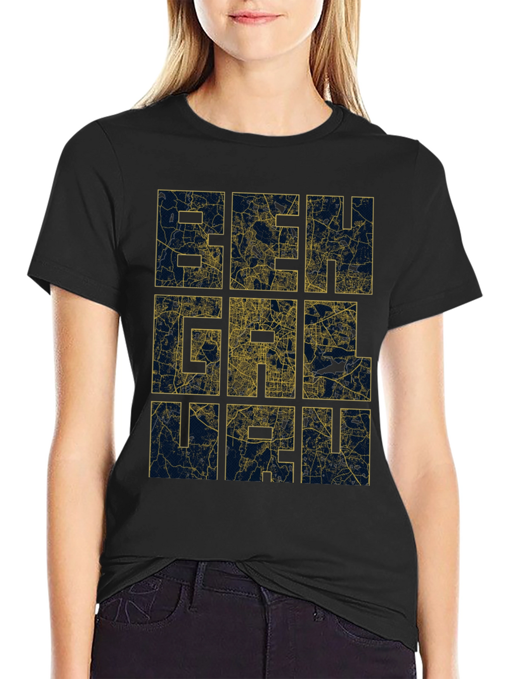 Beirut Map T-Shirt - Cityscape Design