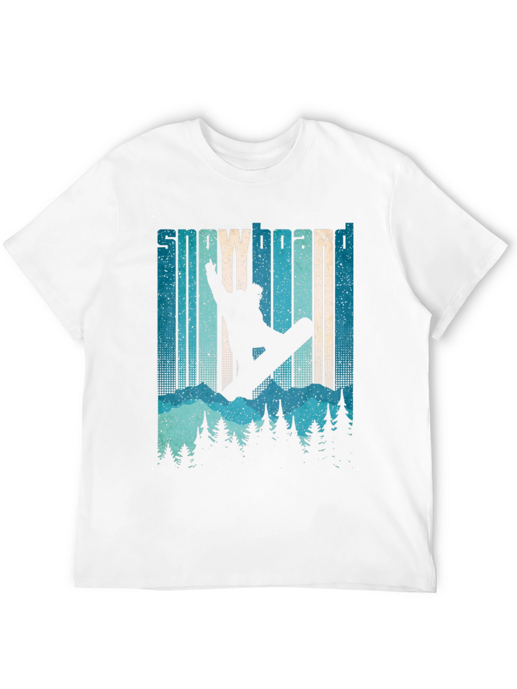 Snowboard Retro Graphic T-Shirt