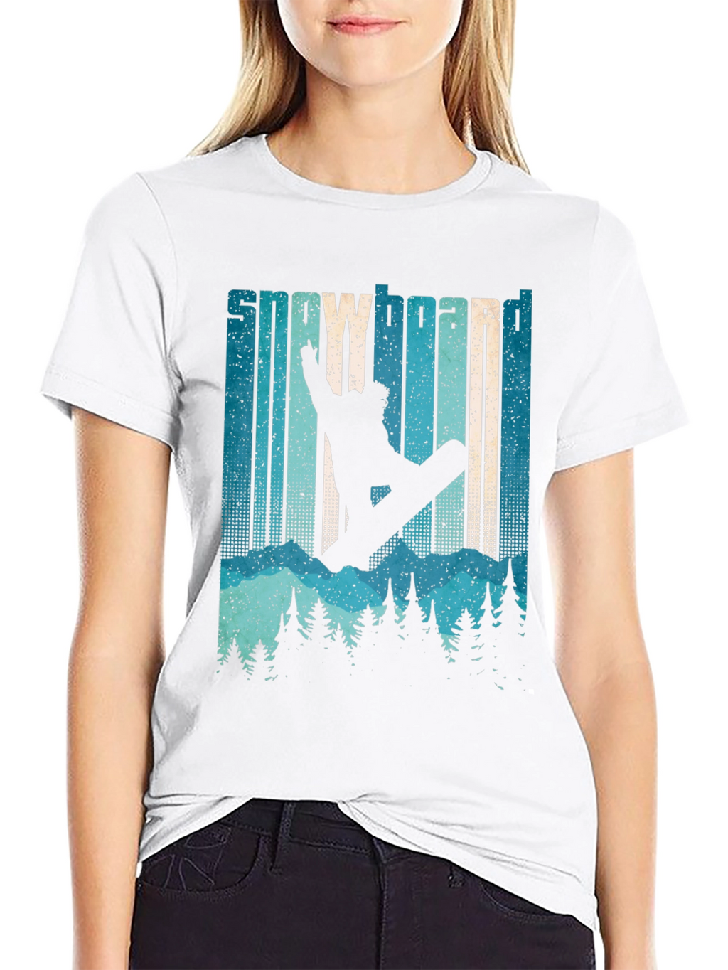 Snowboard Retro Graphic T-Shirt