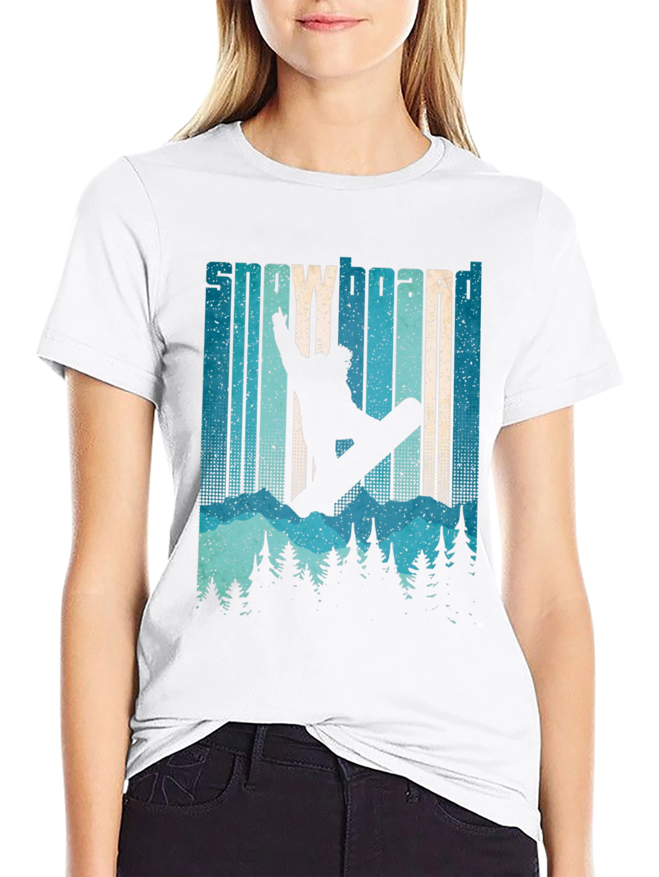 Snowboard Retro Graphic T-Shirt