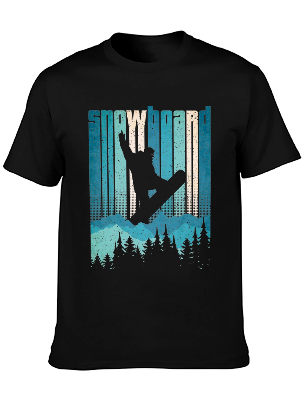 Snowboard Retro Graphic T-Shirt