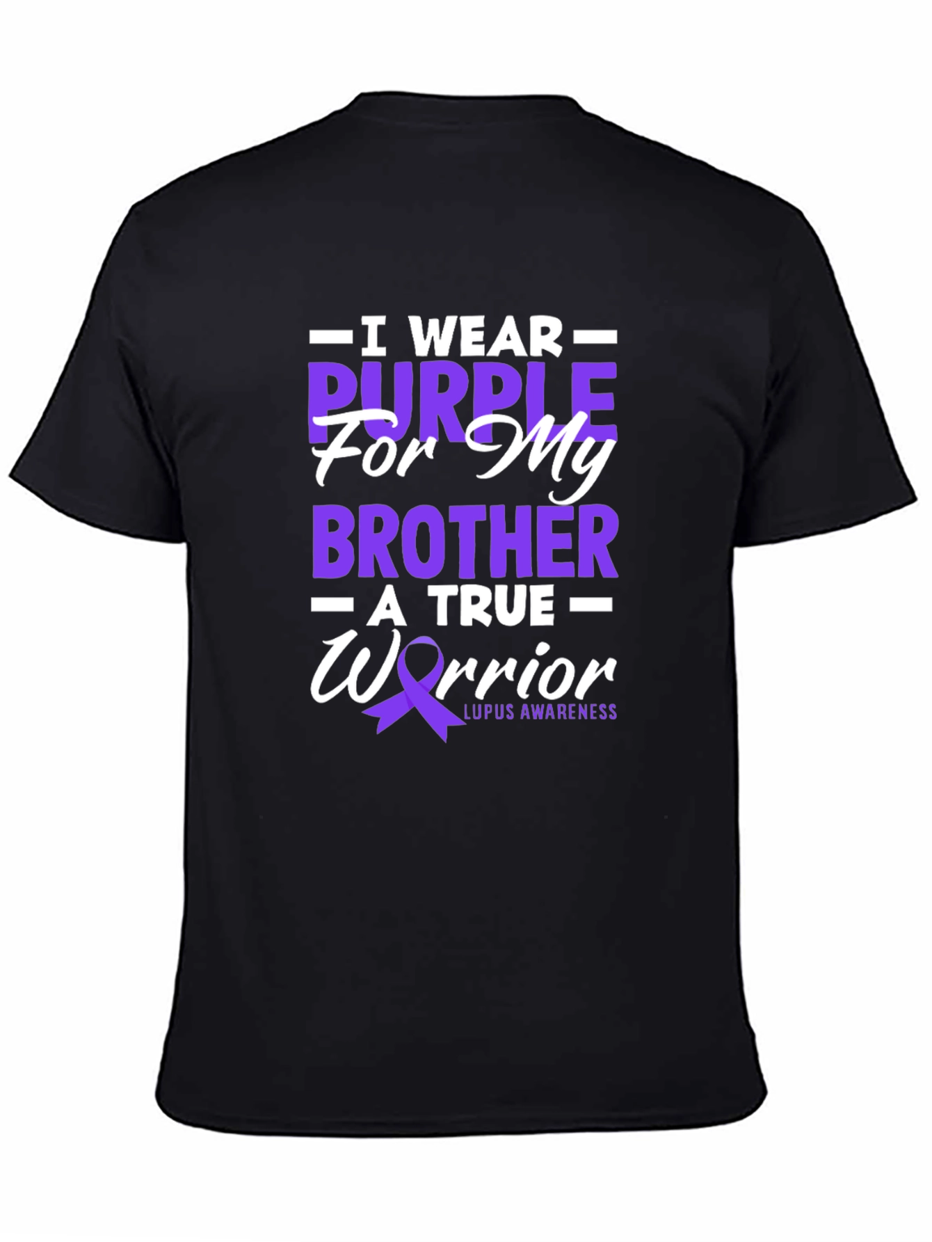 Purple Ribbon Lupus Awareness T-Shirt