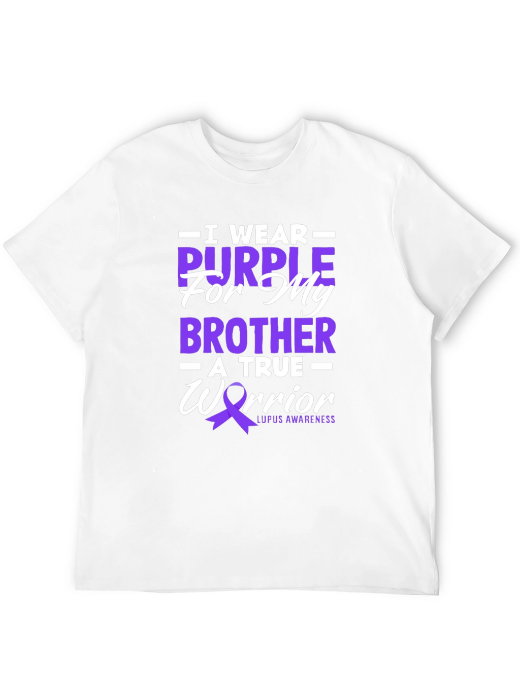 Purple Ribbon Lupus Awareness T-Shirt