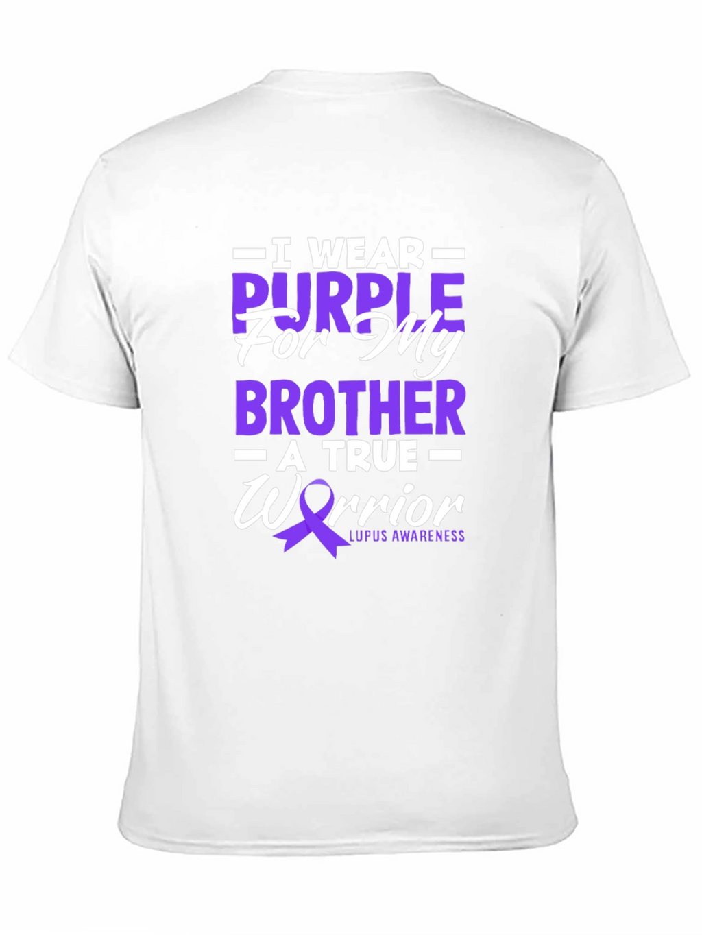 Purple Ribbon Lupus Awareness T-Shirt