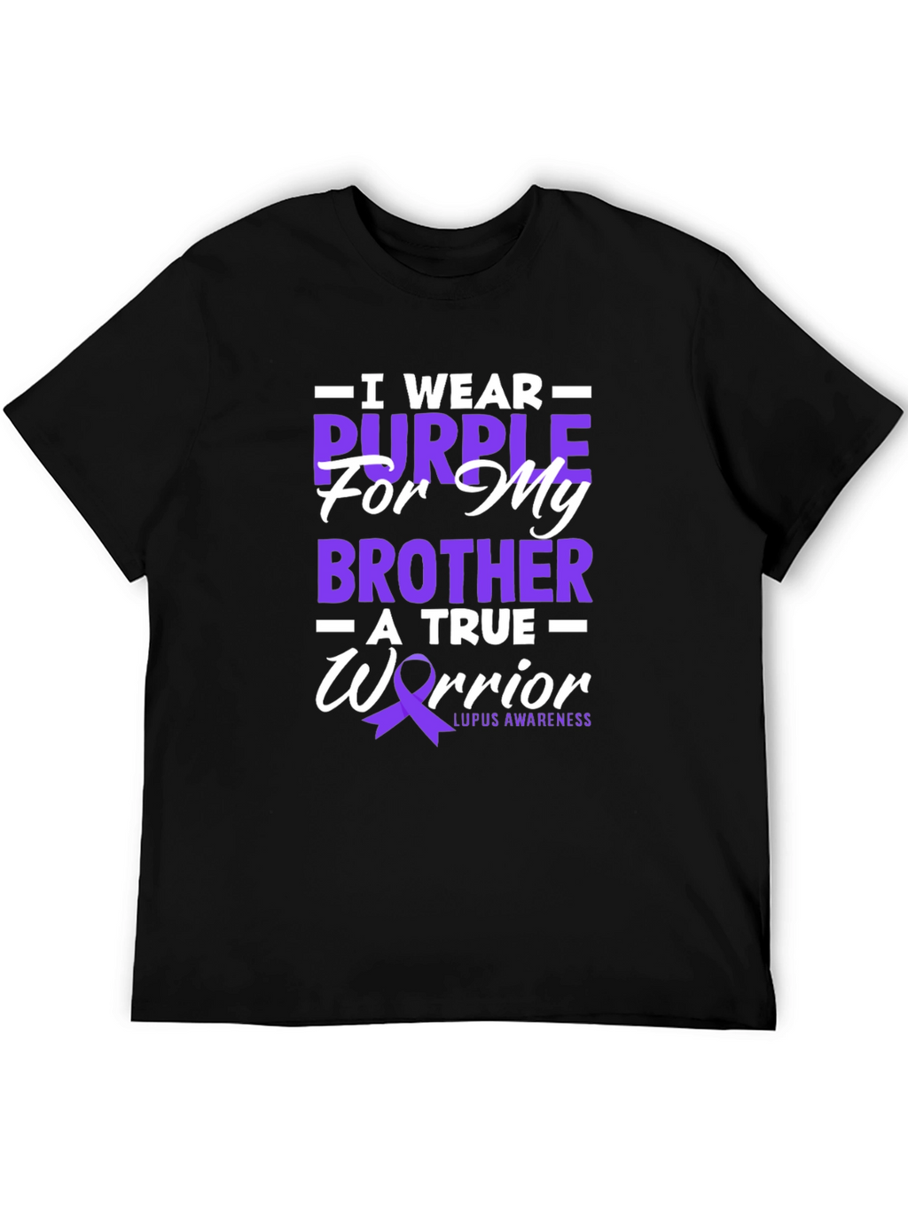 Purple Ribbon Lupus Awareness T-Shirt