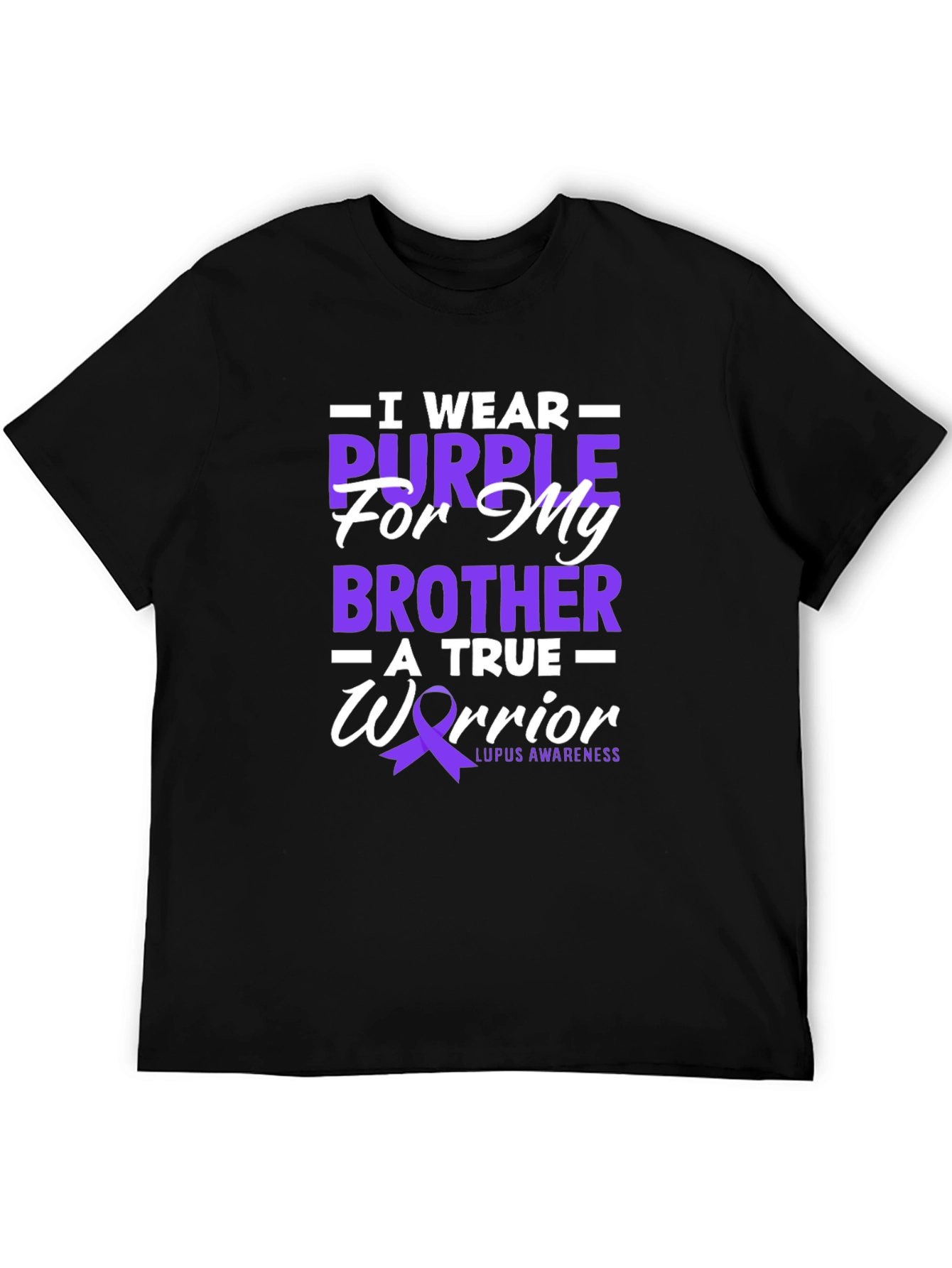 Purple Ribbon Lupus Awareness T-Shirt