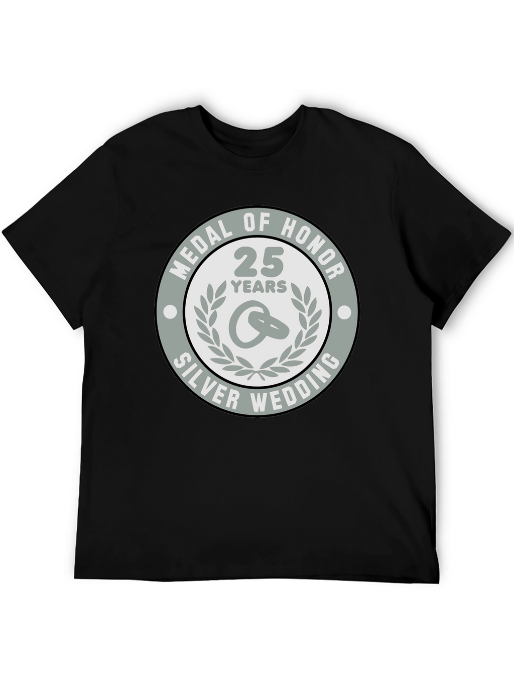 Silver Wedding Anniversary Medal of Honor T-Shirt