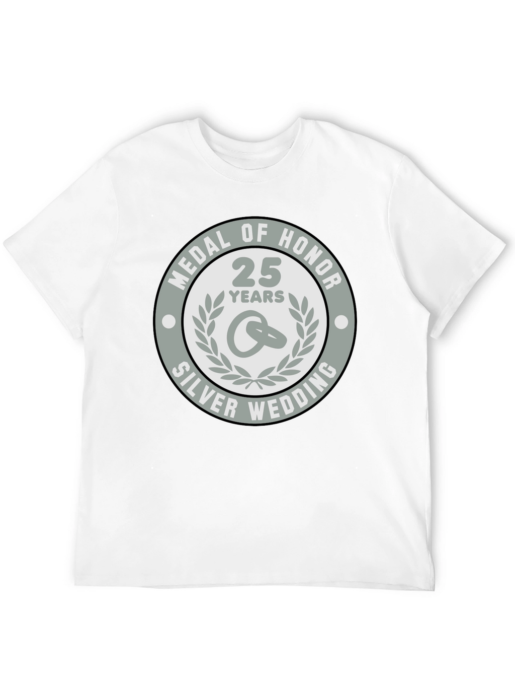 Silver Wedding Anniversary Medal of Honor T-Shirt