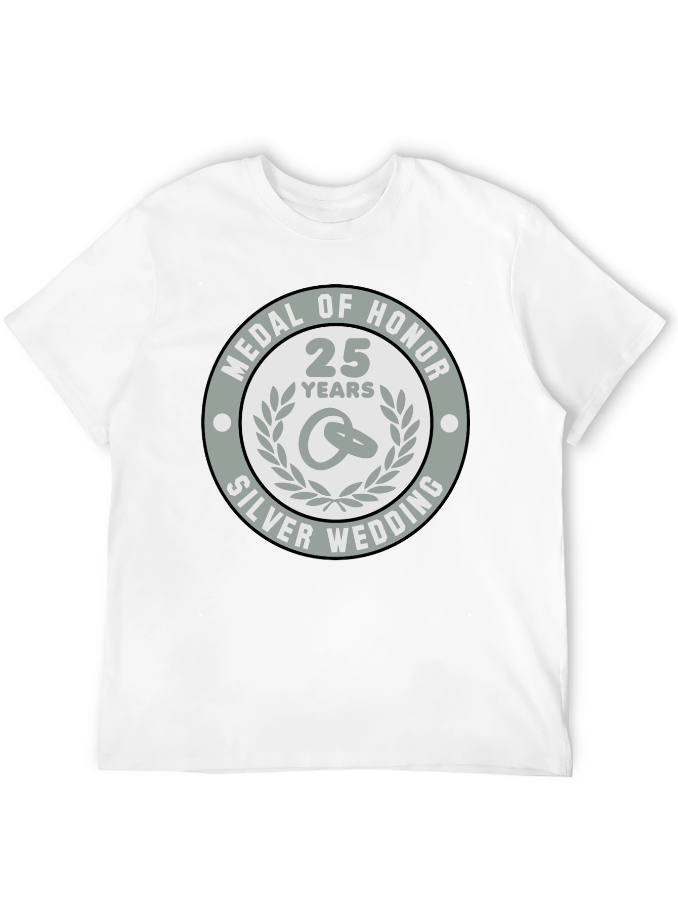 Silver Wedding Anniversary Medal of Honor T-Shirt
