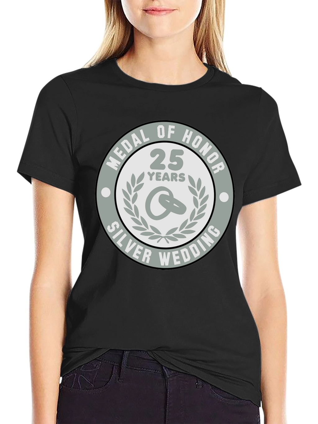 Silver Wedding Anniversary Medal of Honor T-Shirt