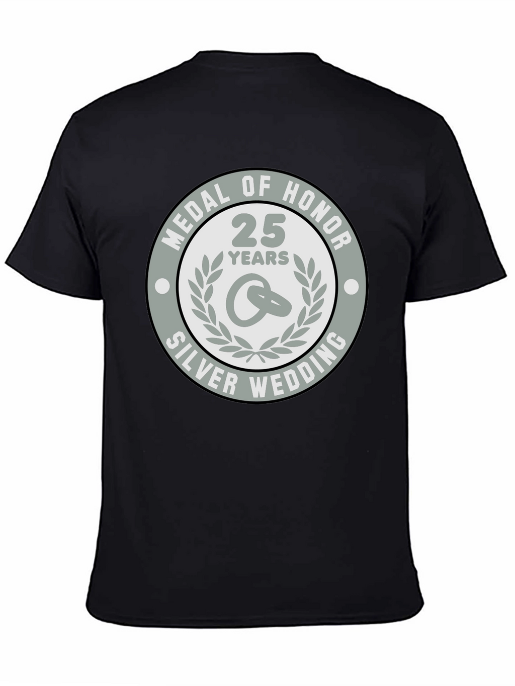 Silver Wedding Anniversary Medal of Honor T-Shirt