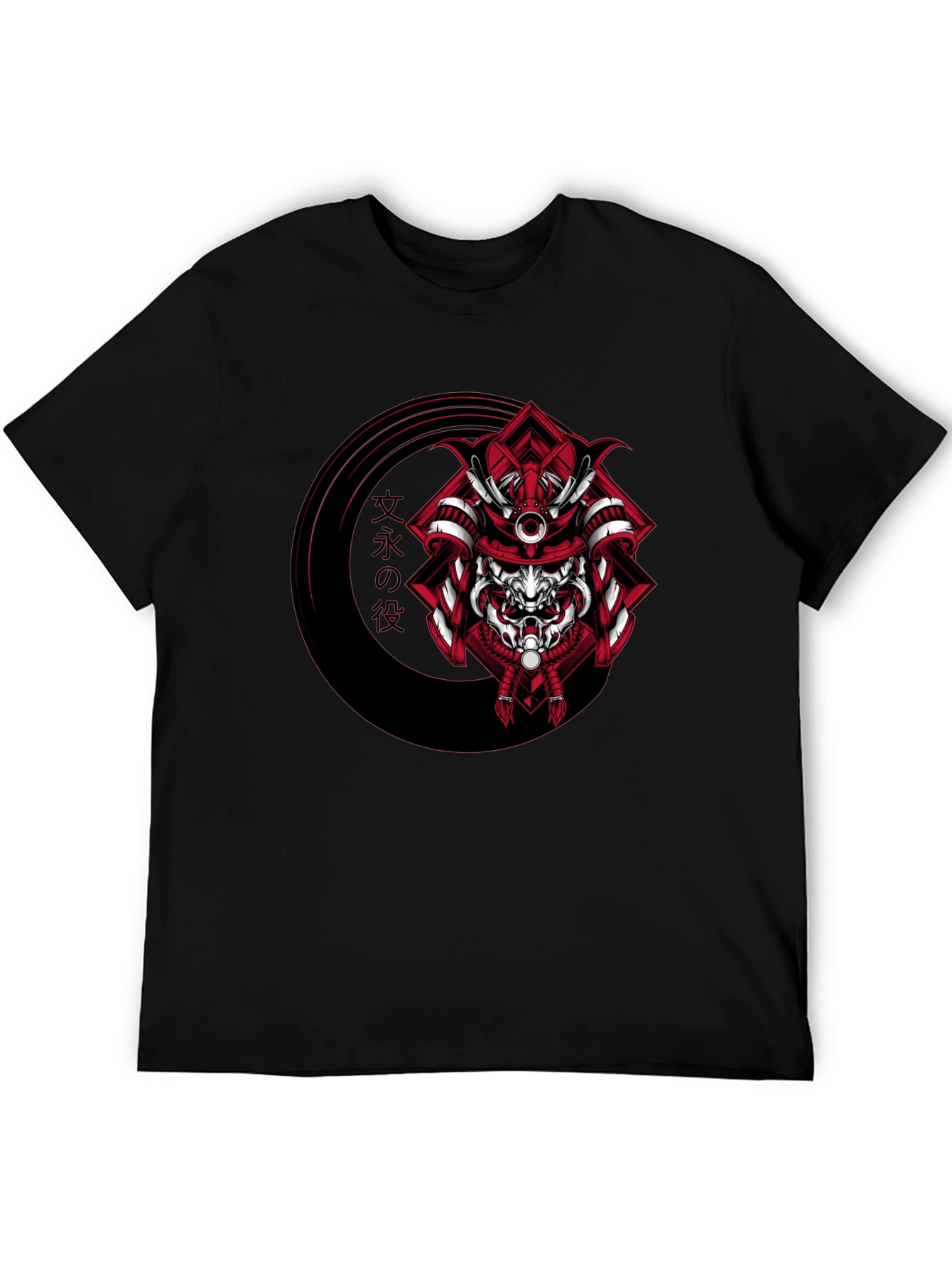 Samurai Graphic Tee - Japanese Warrior Style