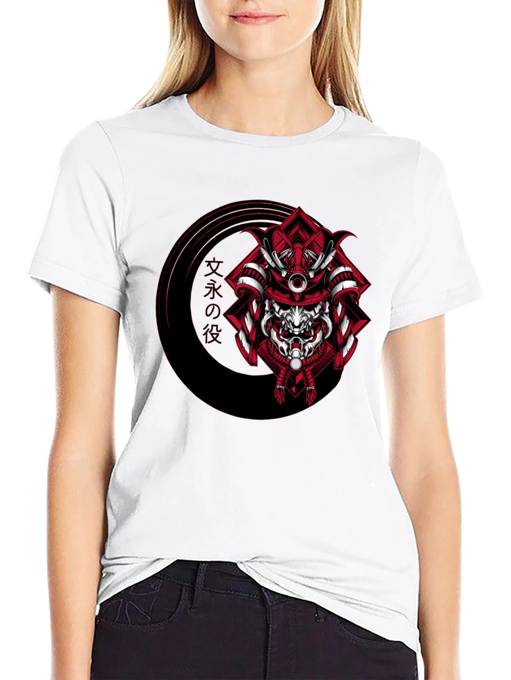 Samurai Graphic Tee - Japanese Warrior Style